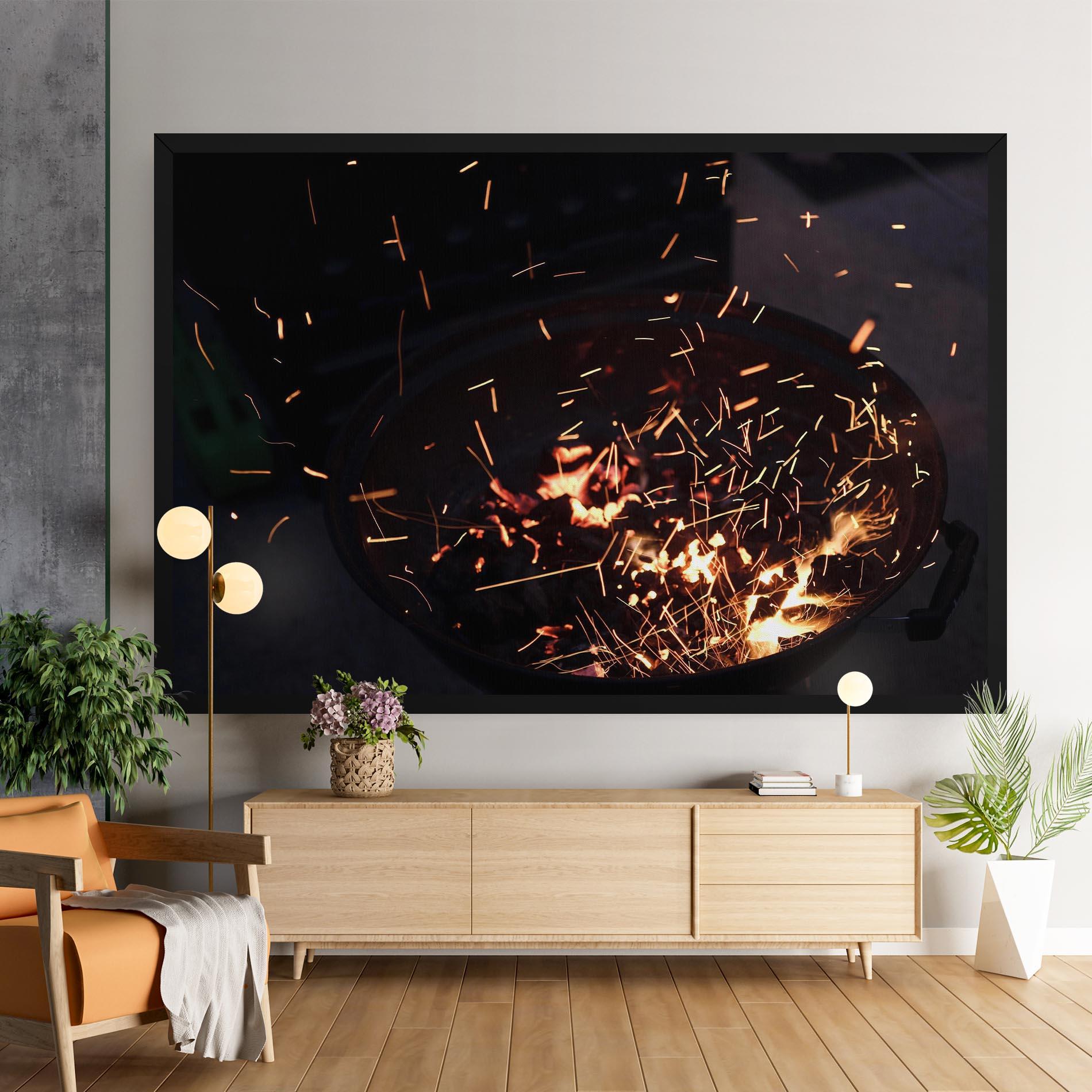 Tablou Canvas Fire Little Lights mockup 9