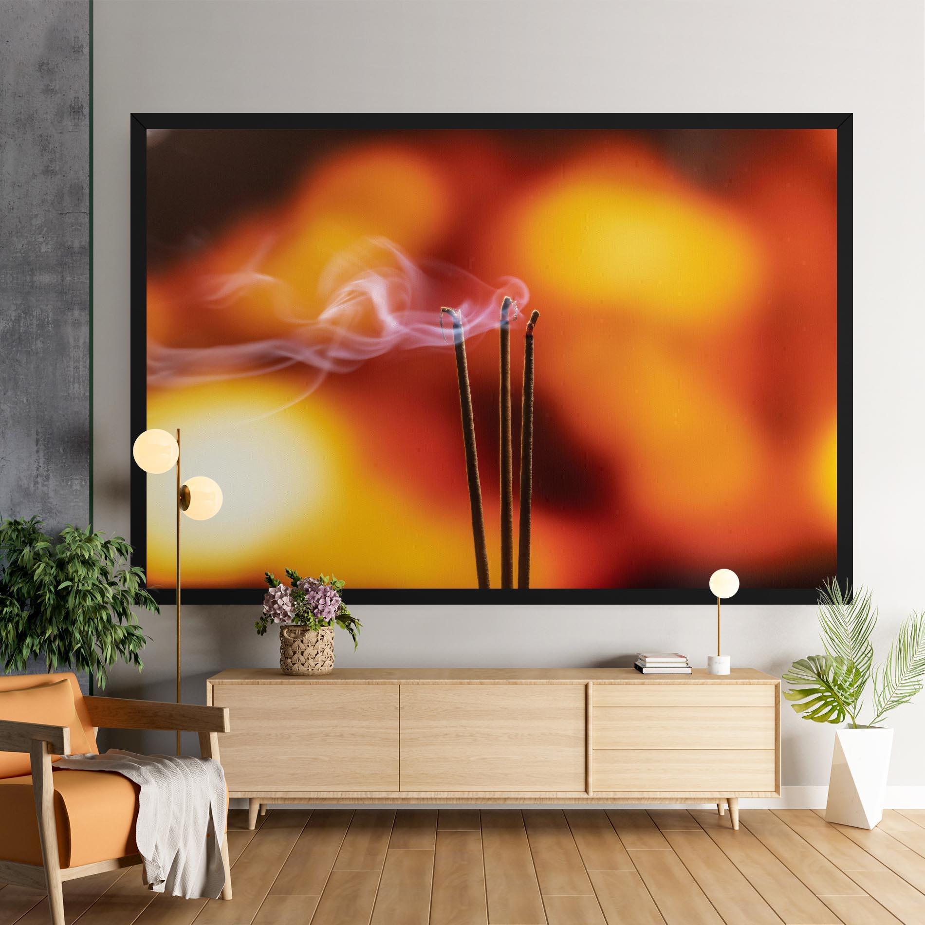 Tablou Canvas Sticks Burning mockup 9