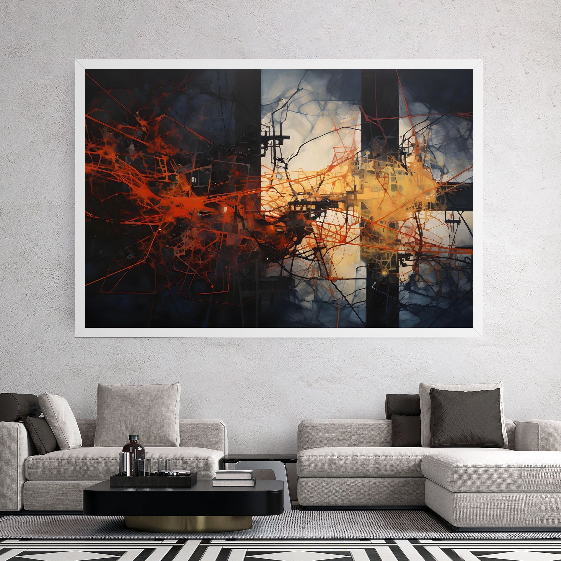 Abstract Fire Style mockup 2