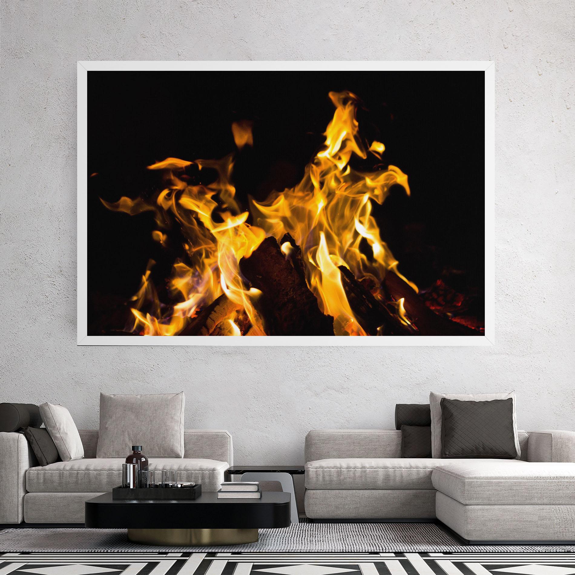Tablou Canvas Fire Dance mockup 2