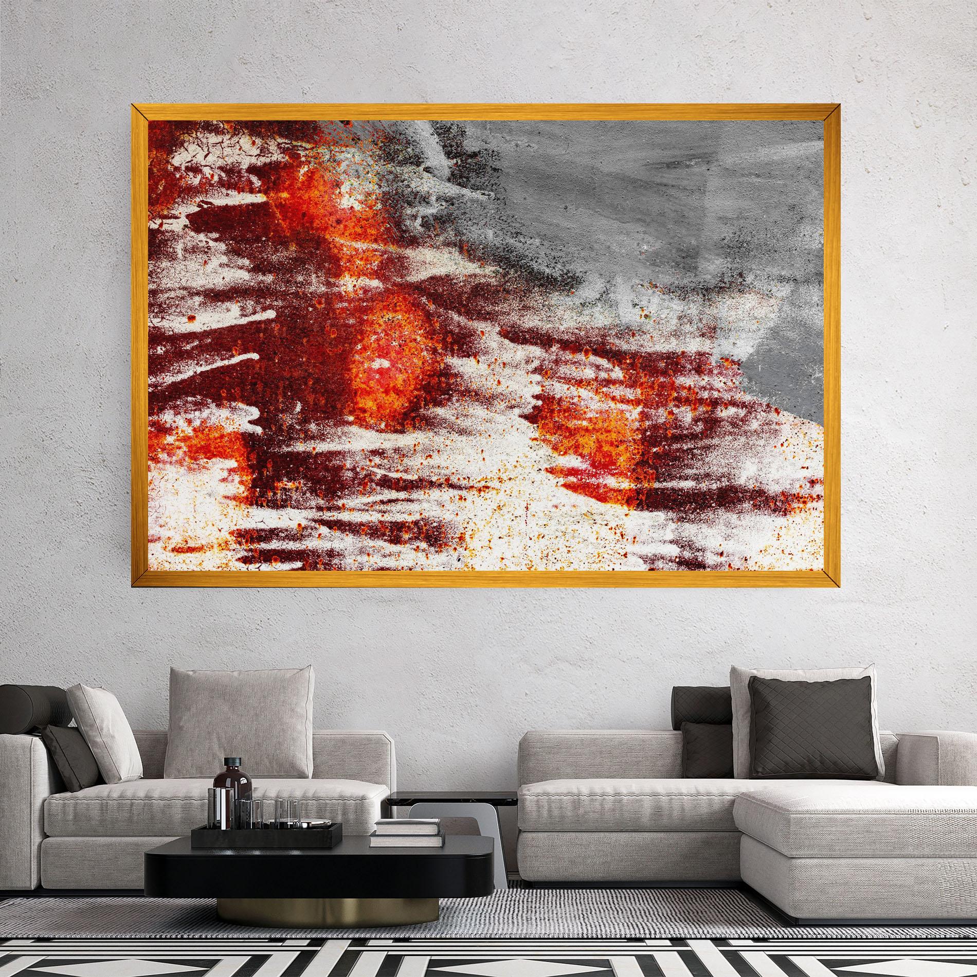 Tablou Canvas Burning Sign mockup 2