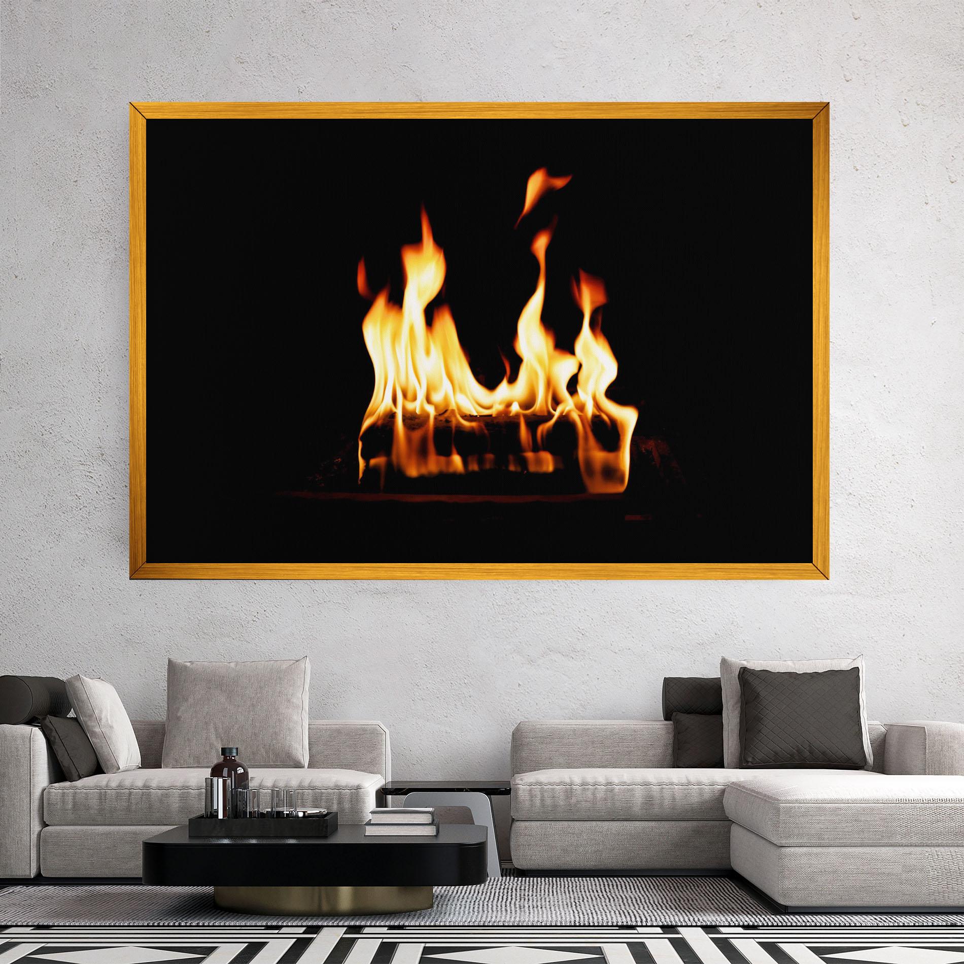Tablou Canvas Calm Fire mockup 2