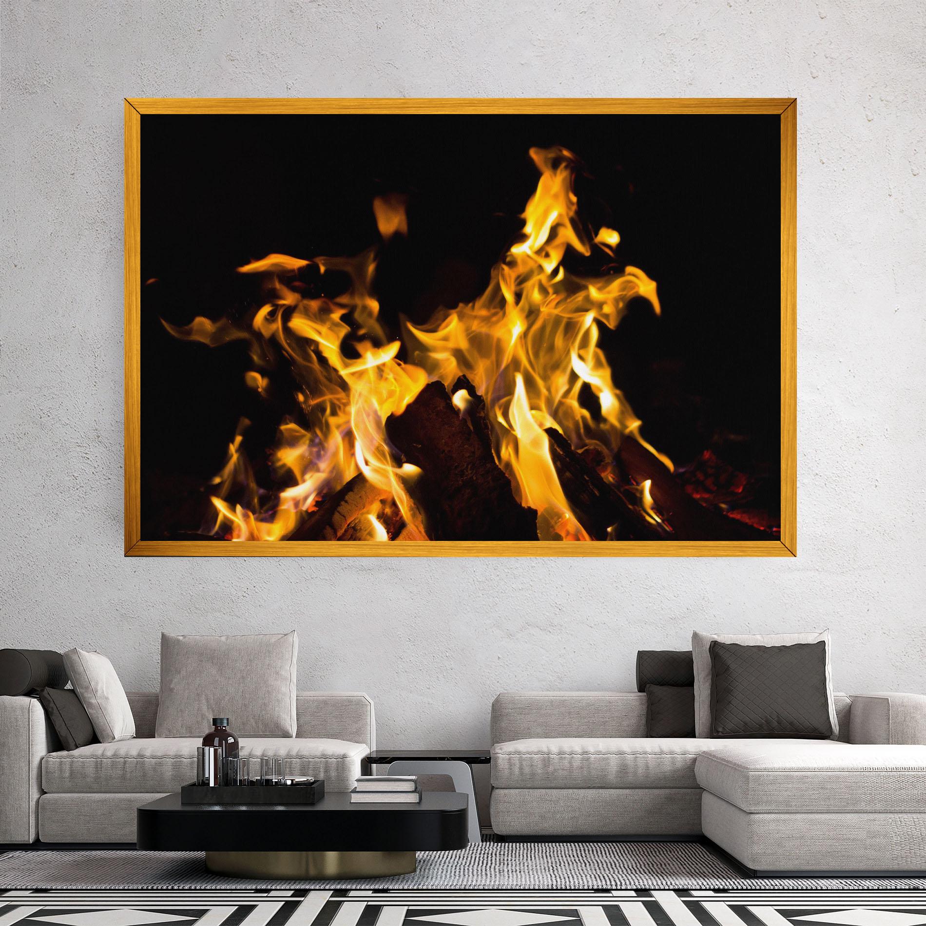 Tablou Canvas Fire Dance mockup 2