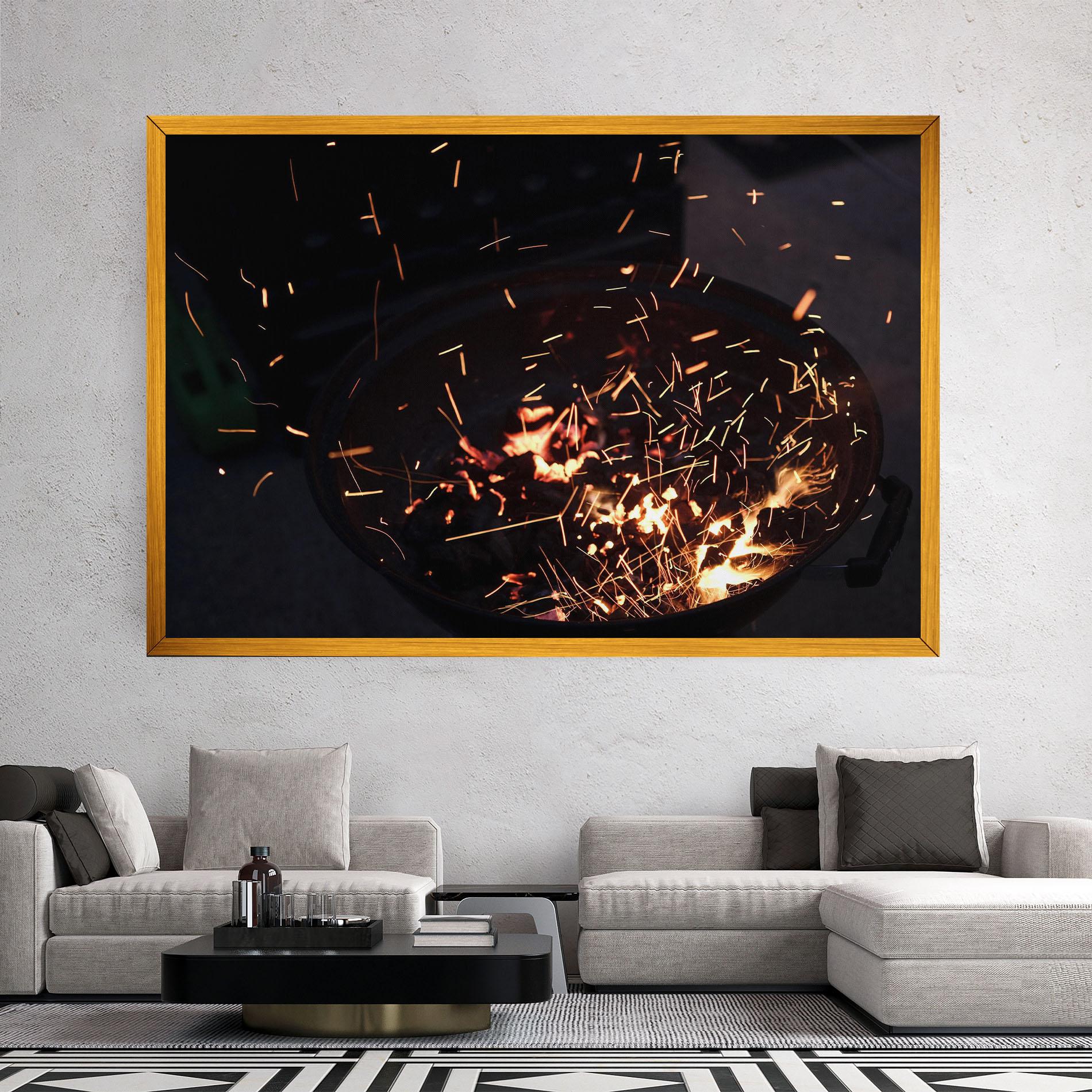 Tablou Canvas Fire Little Lights mockup 2