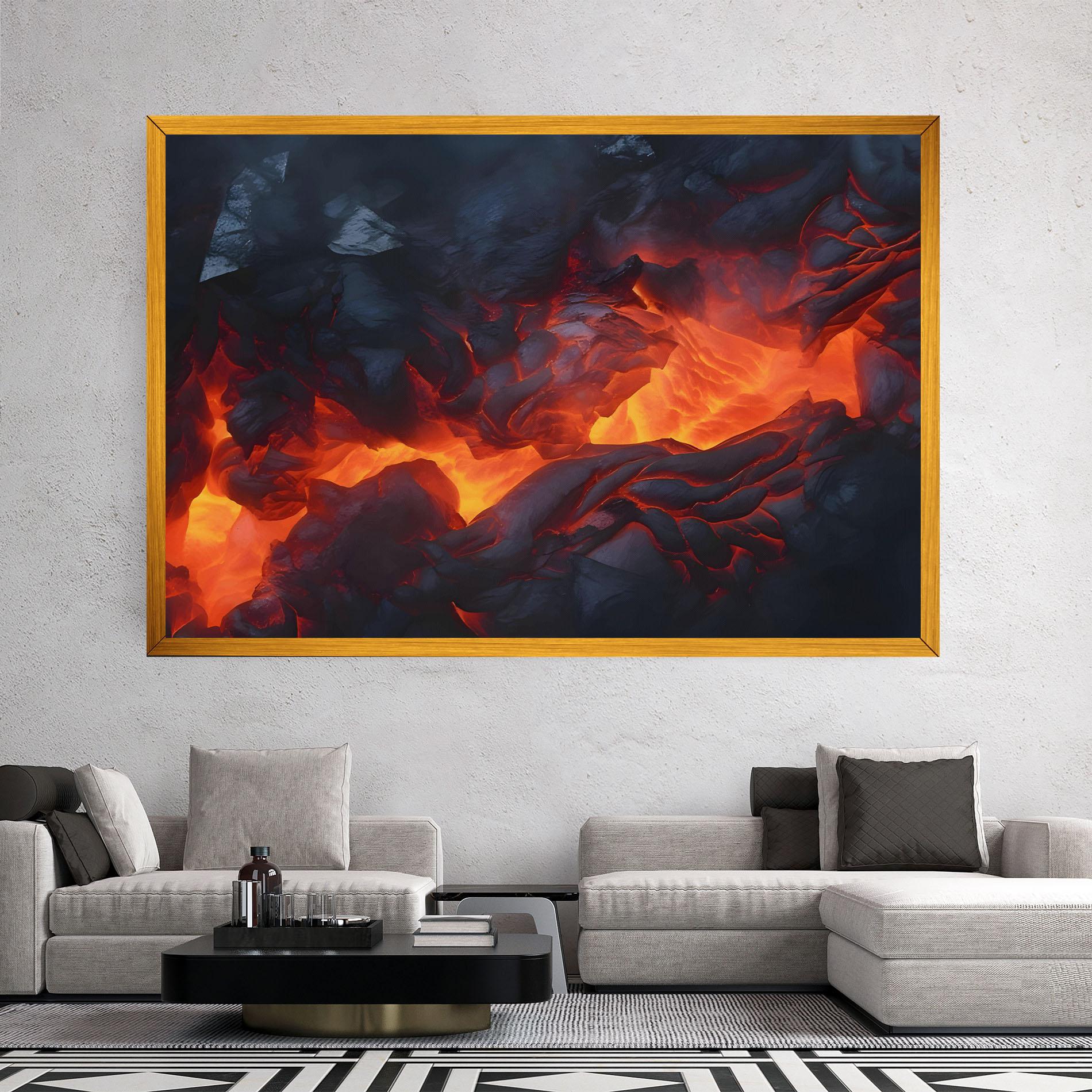 Tablou Canvas Lava Art mockup 2