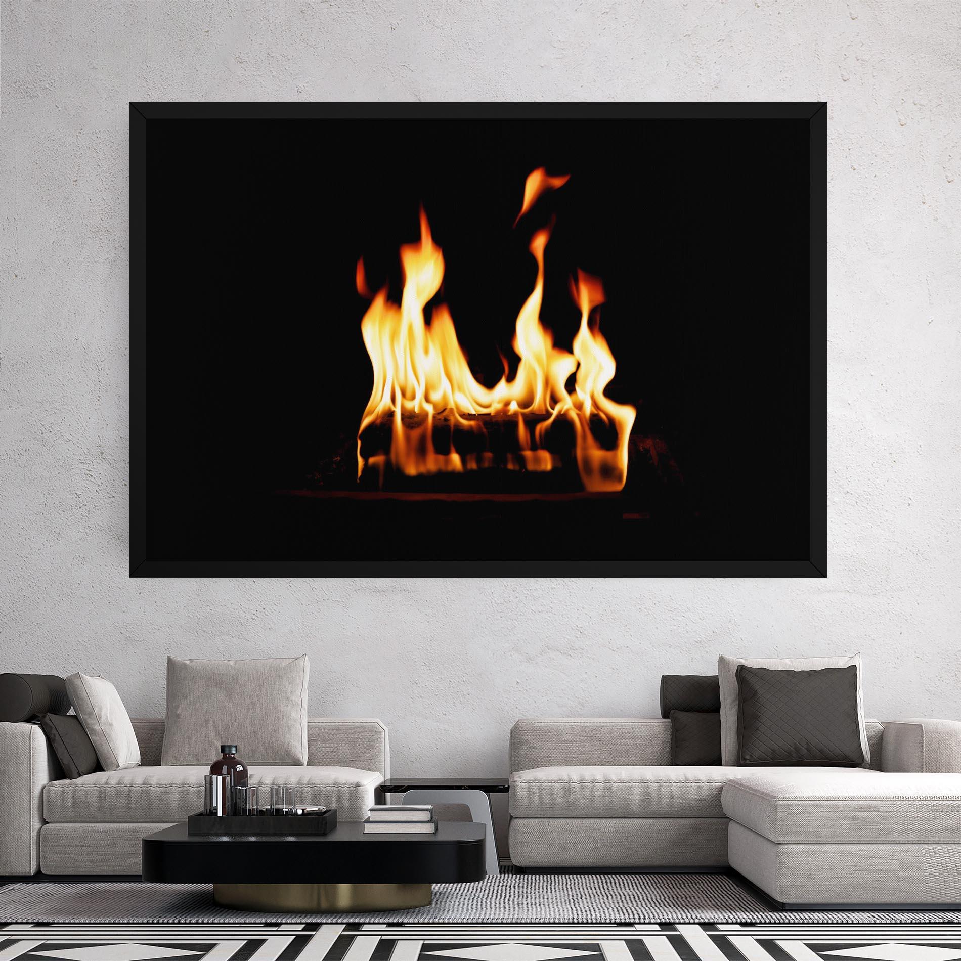 Tablou Canvas Calm Fire mockup 2