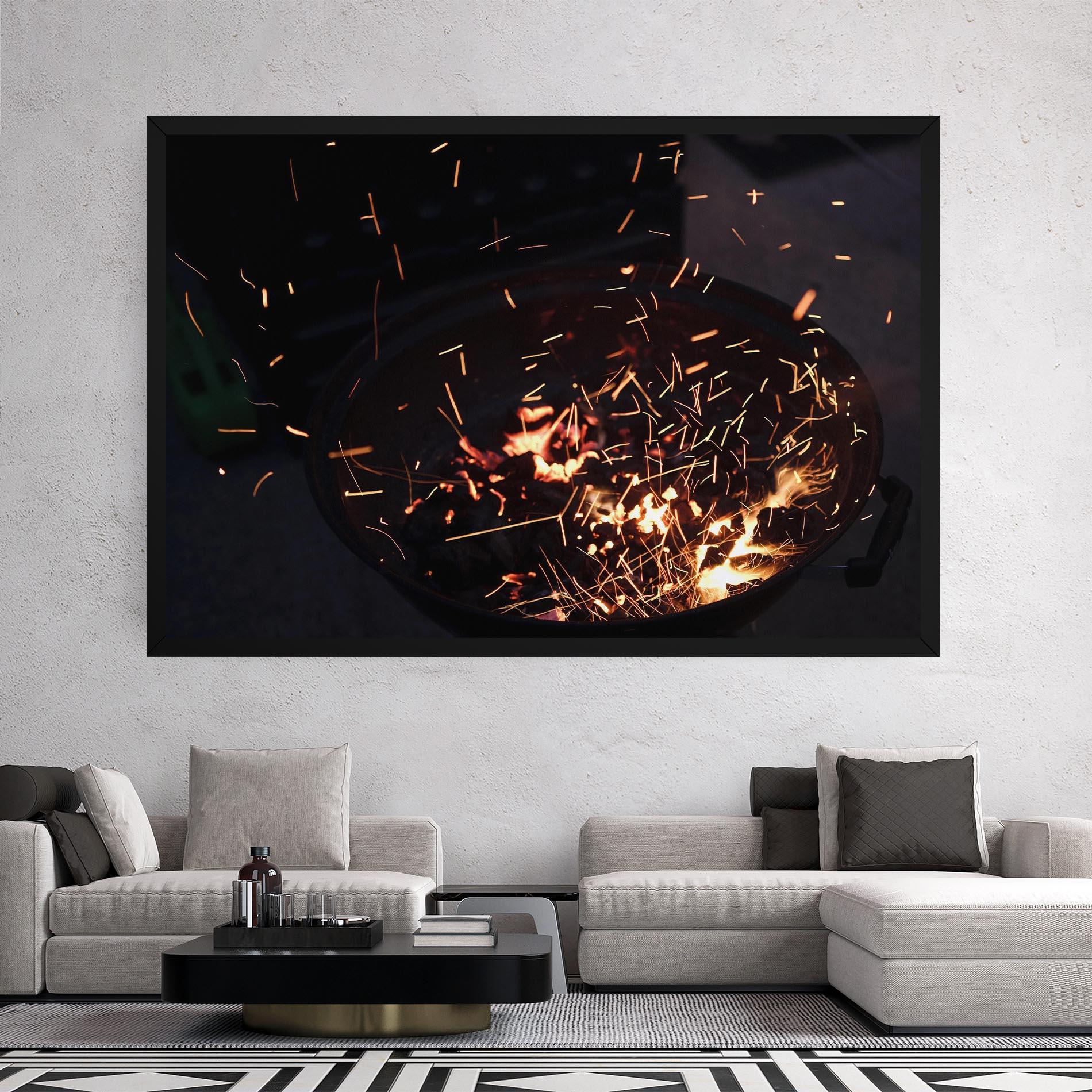 Tablou Canvas Fire Little Lights mockup 2
