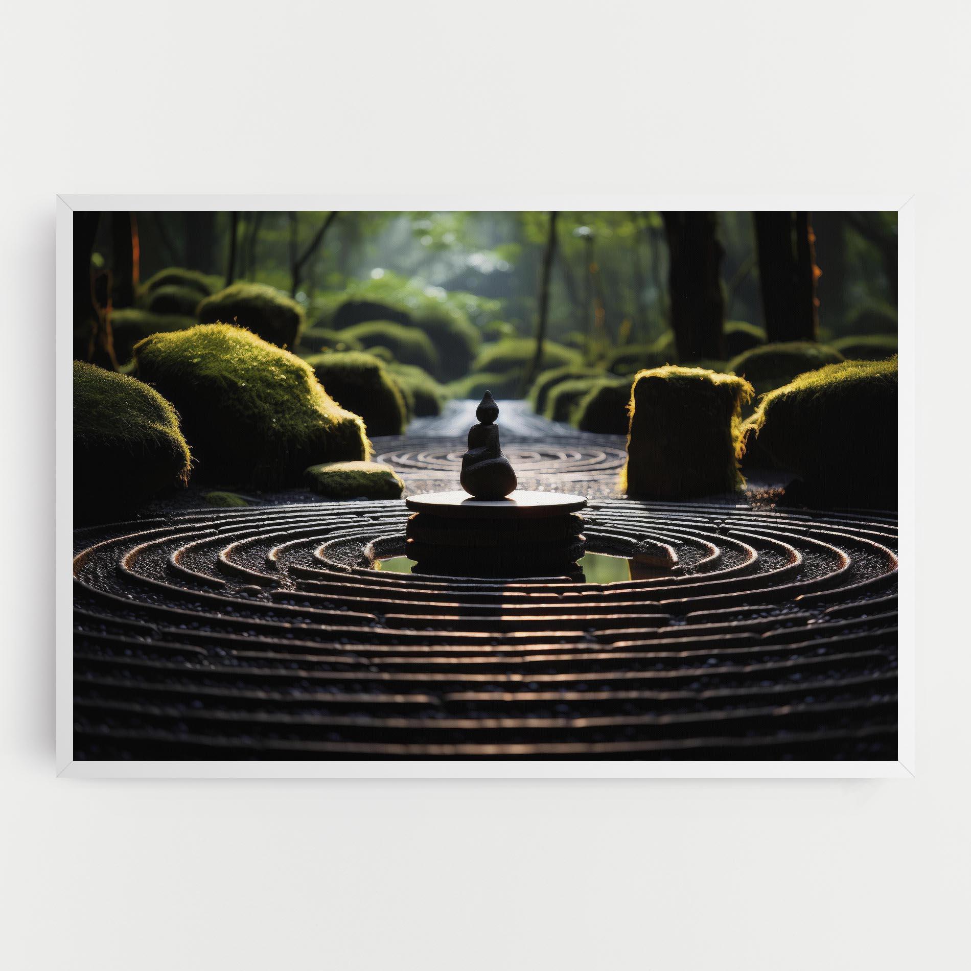 Tablou Canvas Beautiful Zen Garden mockup 0