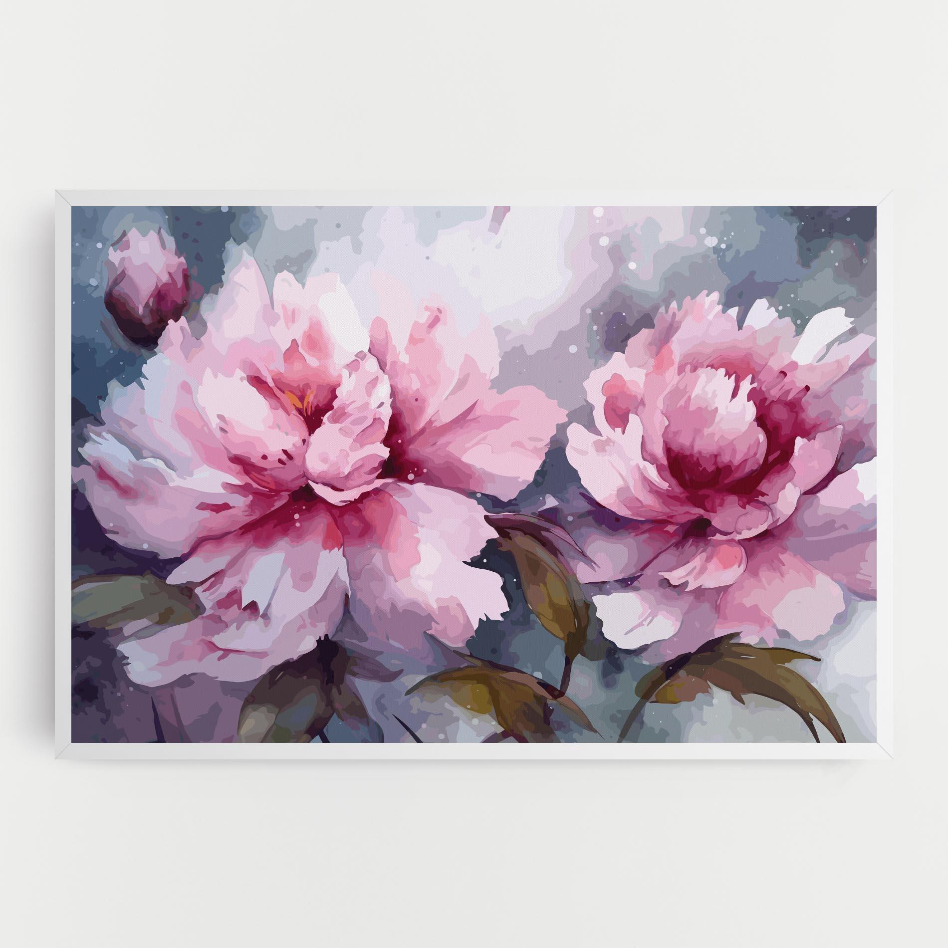 Tablou Canvas Pink Nature Flower mockup 0