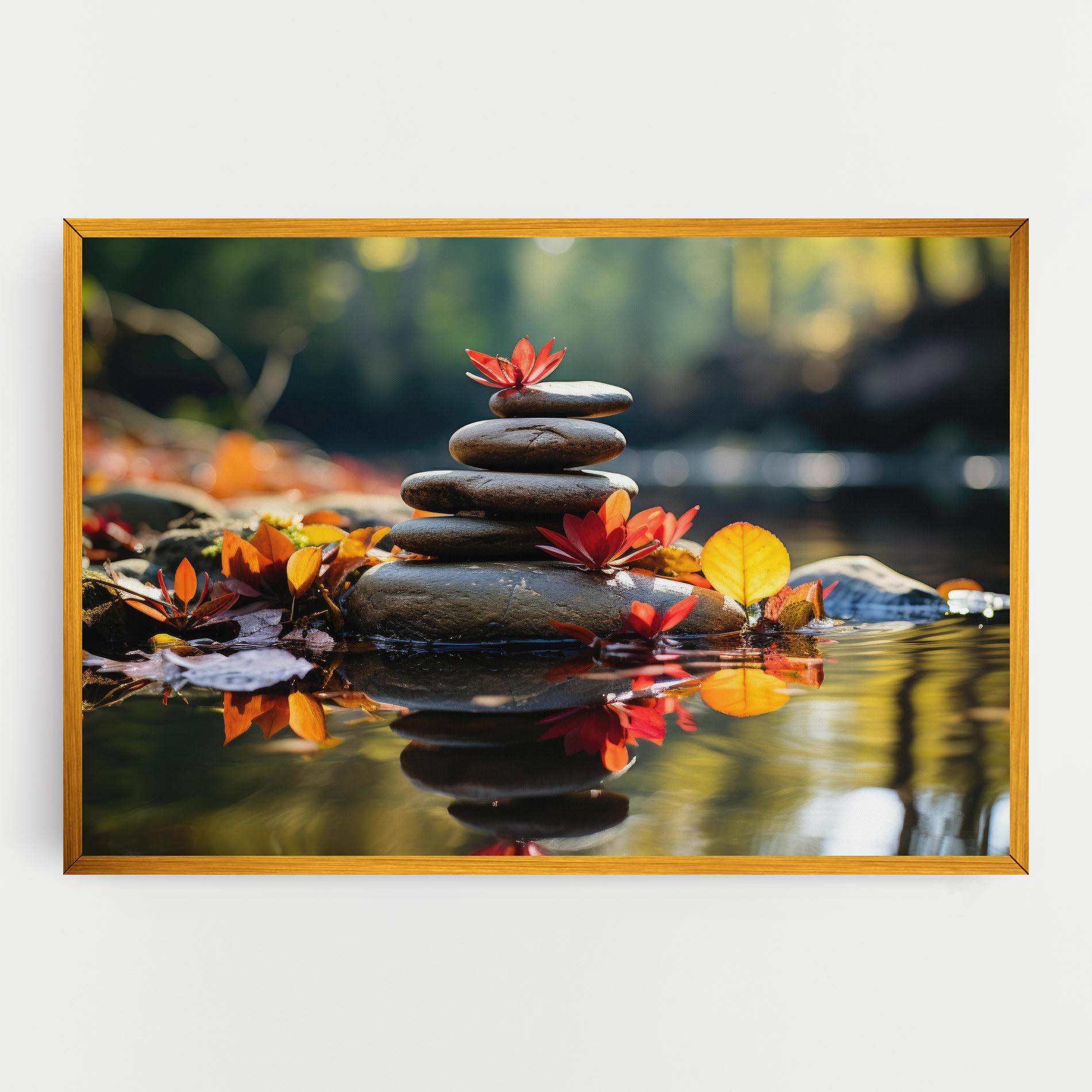 Tablou Canvas Autumn Stones mockup 0