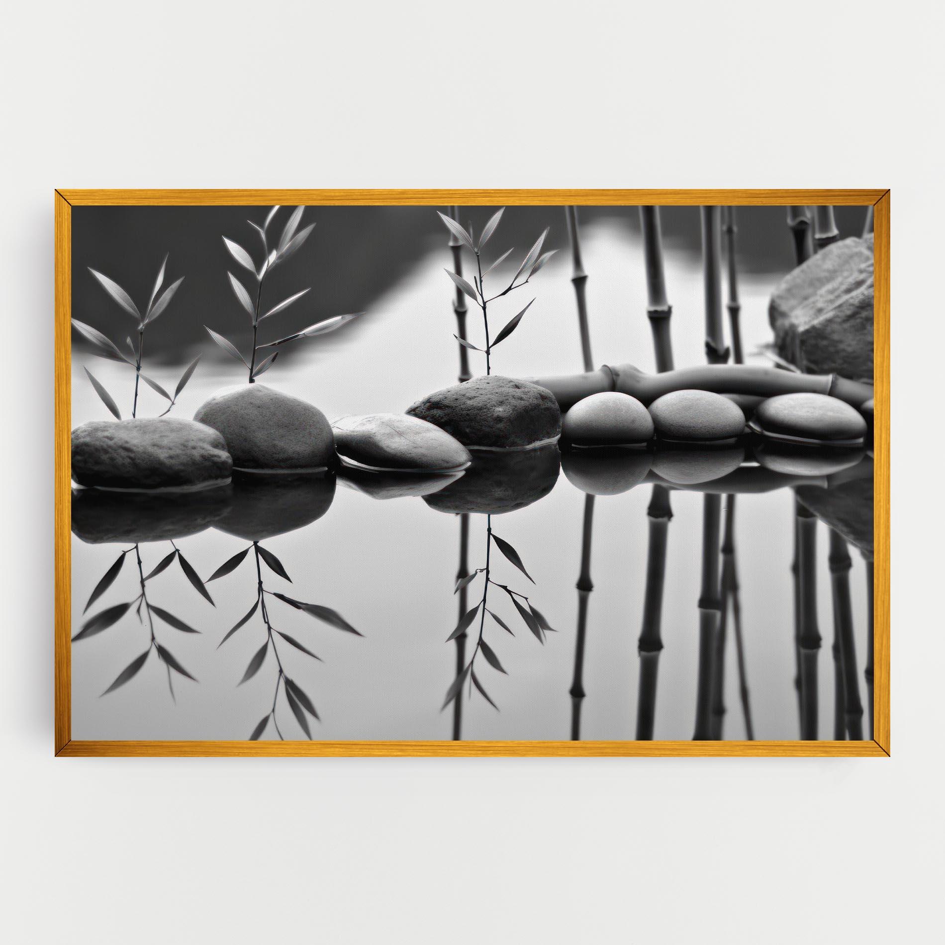 Tablou Canvas Bamboo Lake mockup 0