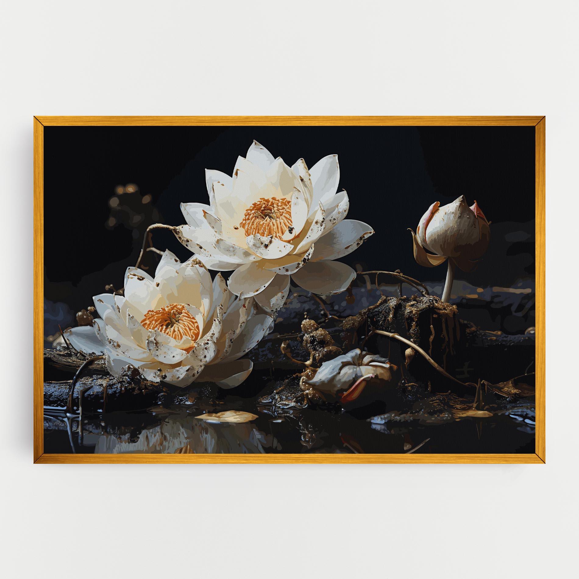 Tablou Canvas Beautiful White Nature mockup 0