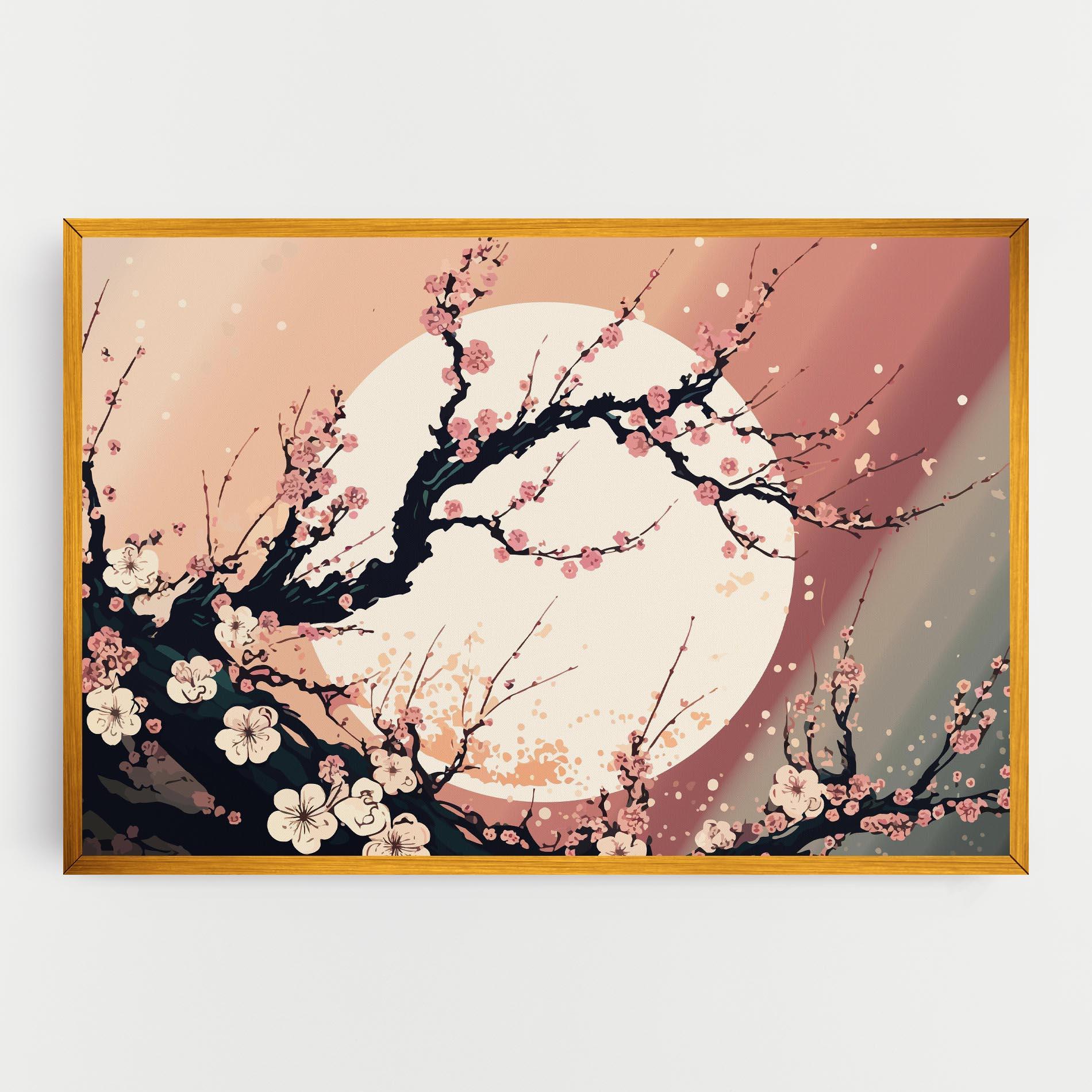 Tablou Canvas Blossom Full Moon mockup 0