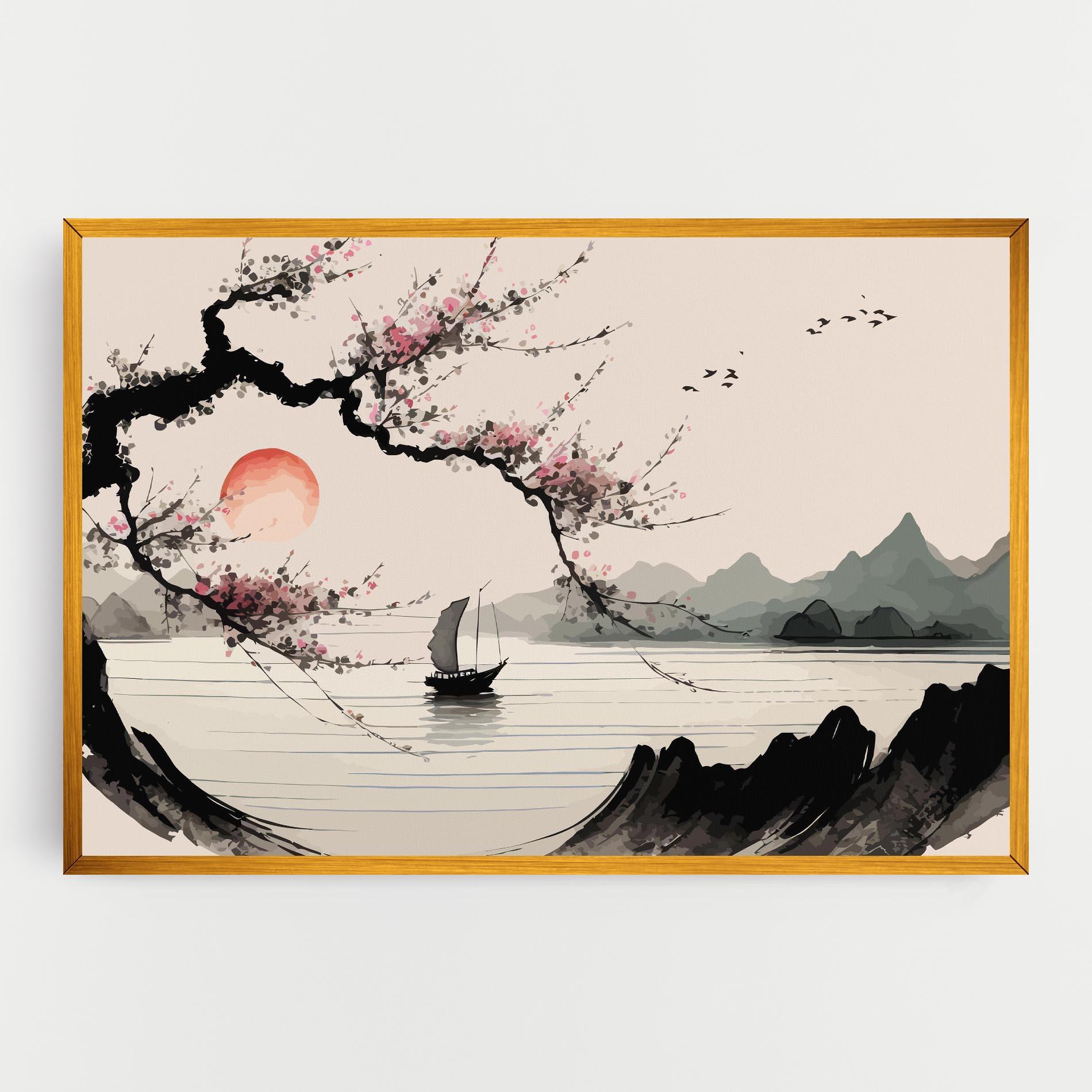 Tablou Canvas Relaxing Nature mockup 0