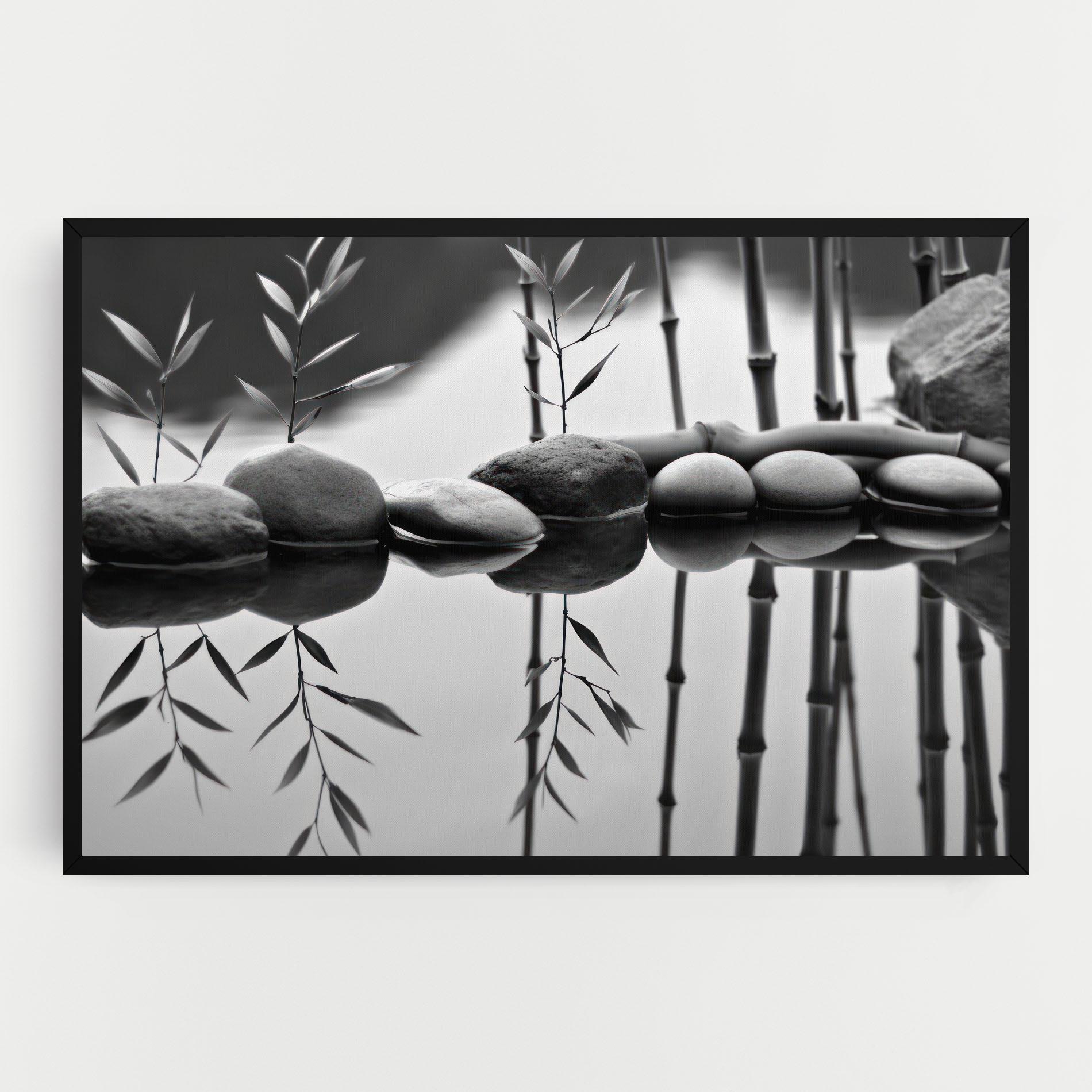 Tablou Canvas Bamboo Lake mockup 0