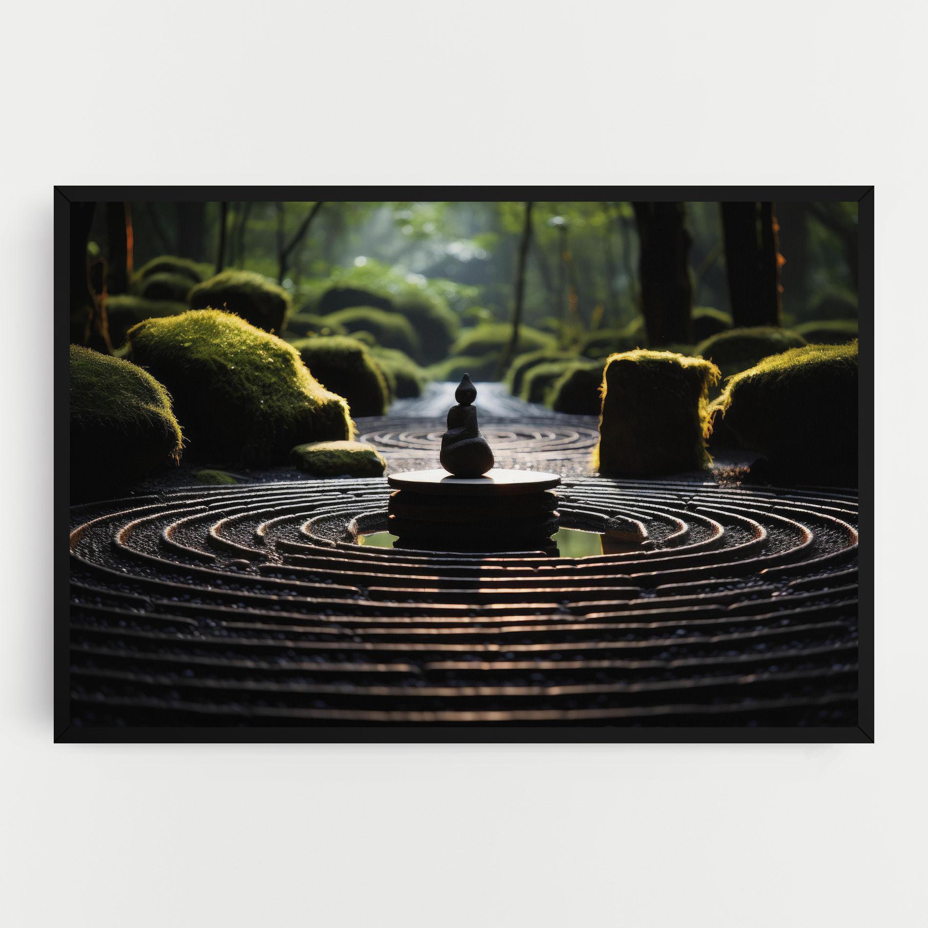 Tablou Canvas Beautiful Zen Garden mockup 0