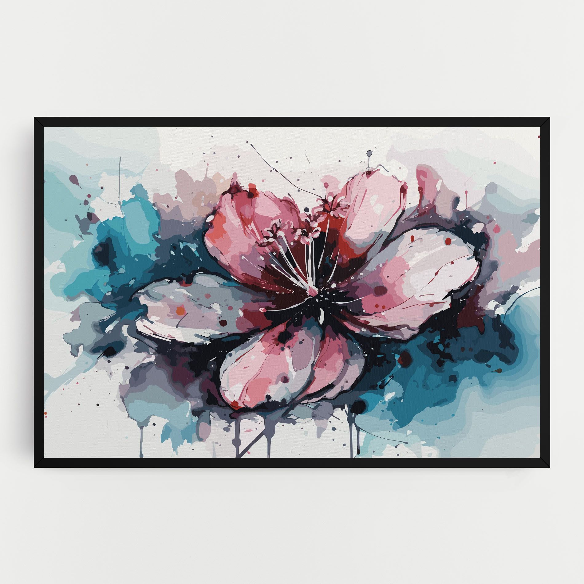 Pink Blue Nature mockup 0