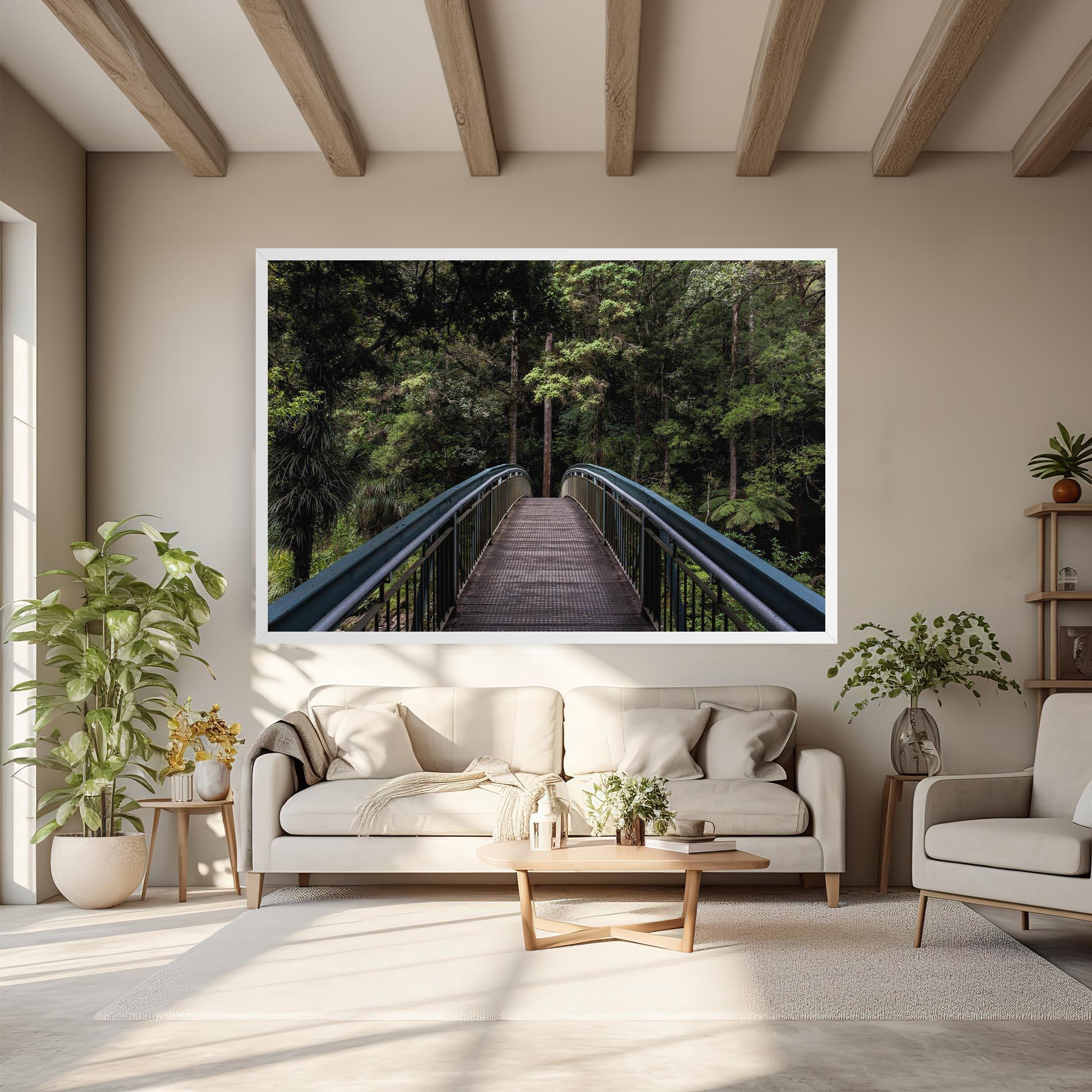 Tablou Canvas Nature Bridge mockup 6