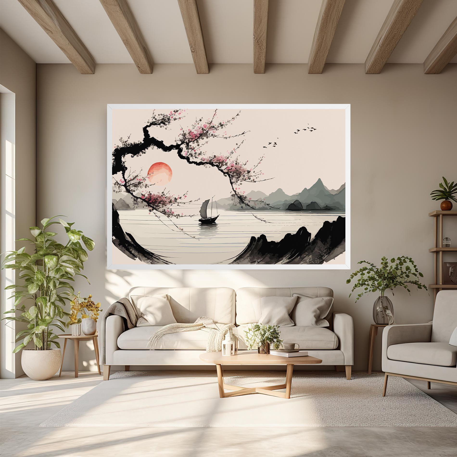 Tablou Canvas Relaxing Nature mockup 6