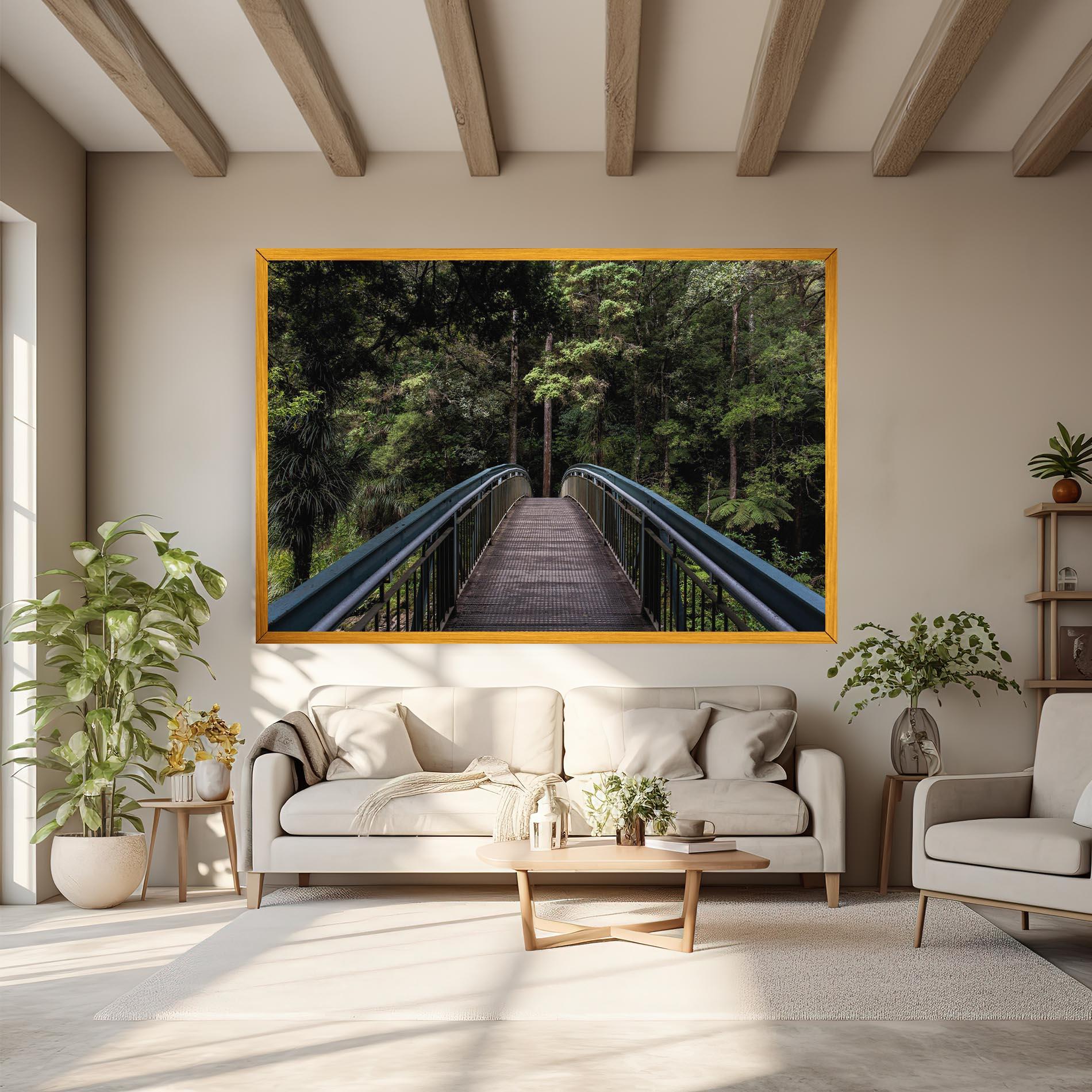 Tablou Canvas Nature Bridge mockup 6