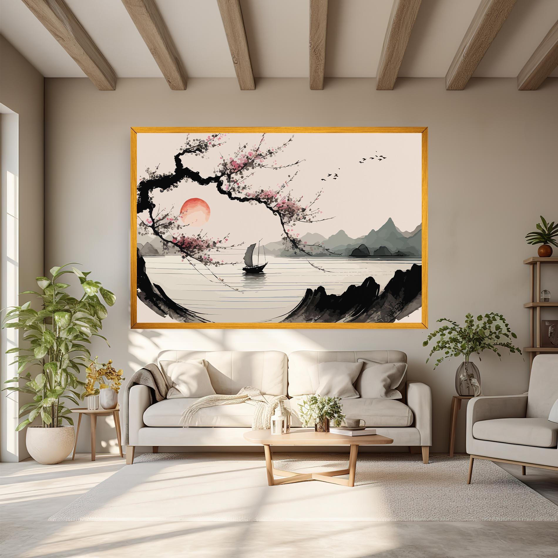 Tablou Canvas Relaxing Nature mockup 6