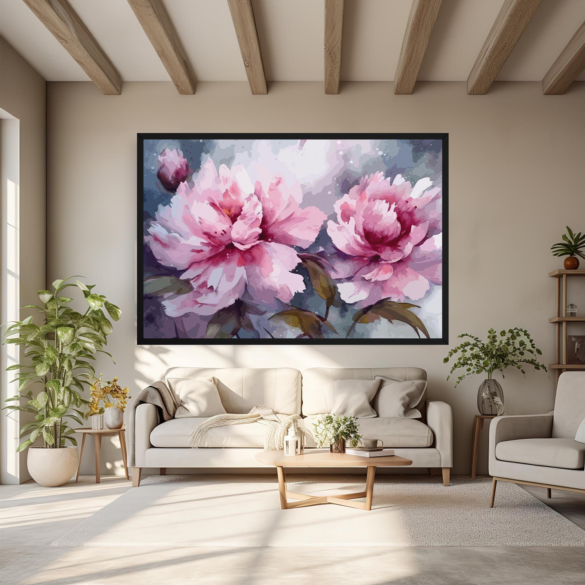 Tablou Canvas Pink Nature Flower mockup 6