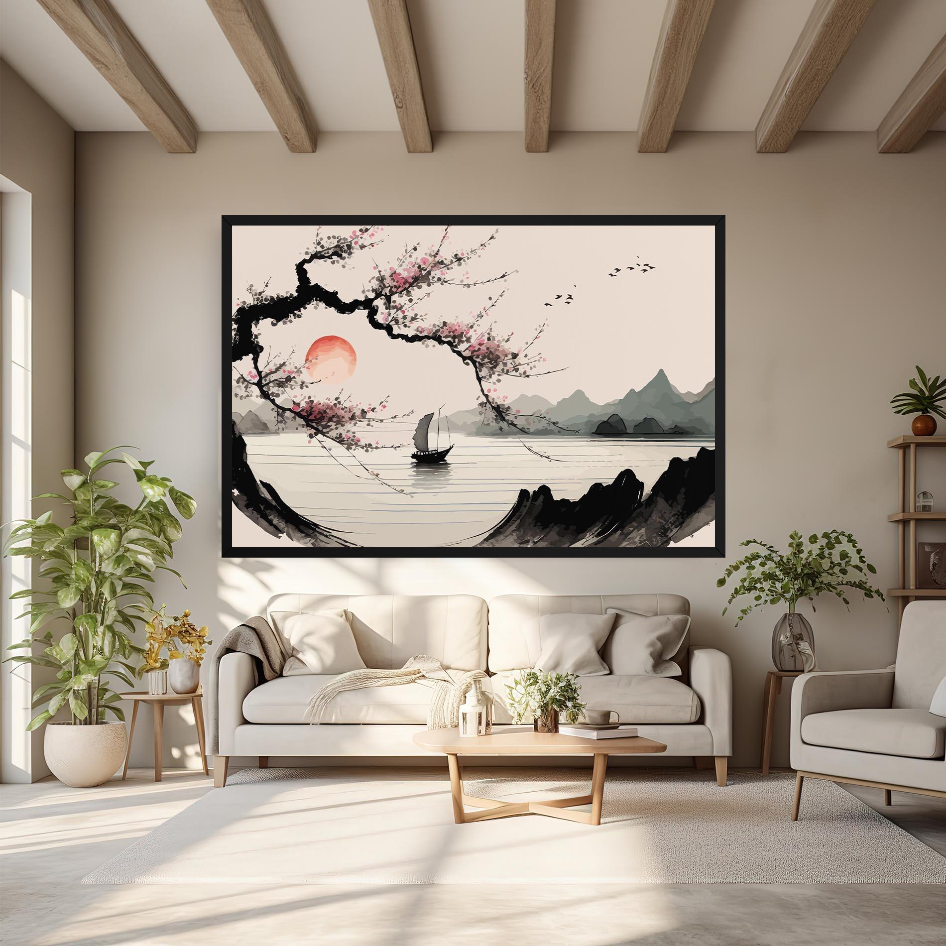 Tablou Canvas Relaxing Nature mockup 6