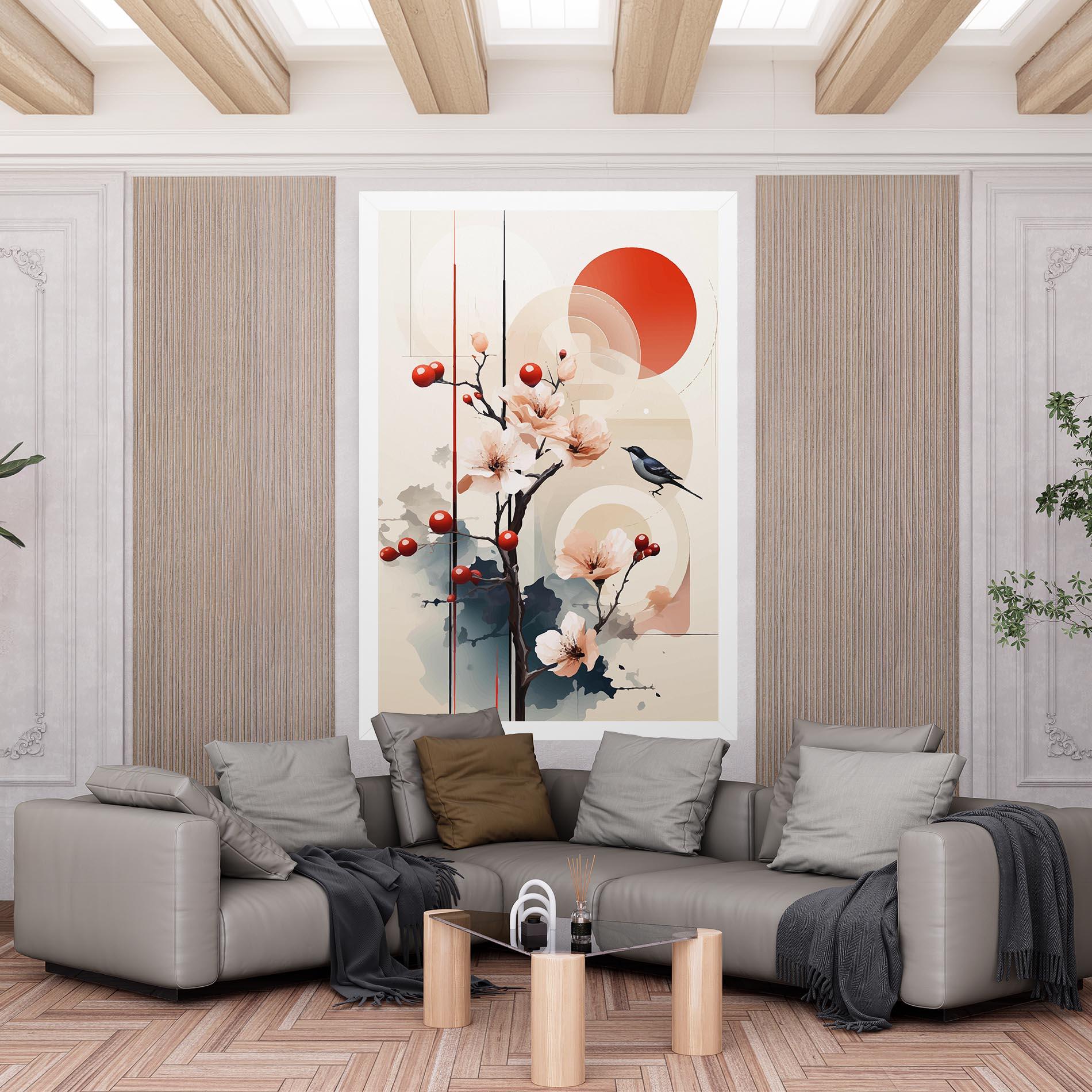 Tablou Canvas Cream Nature mockup 6