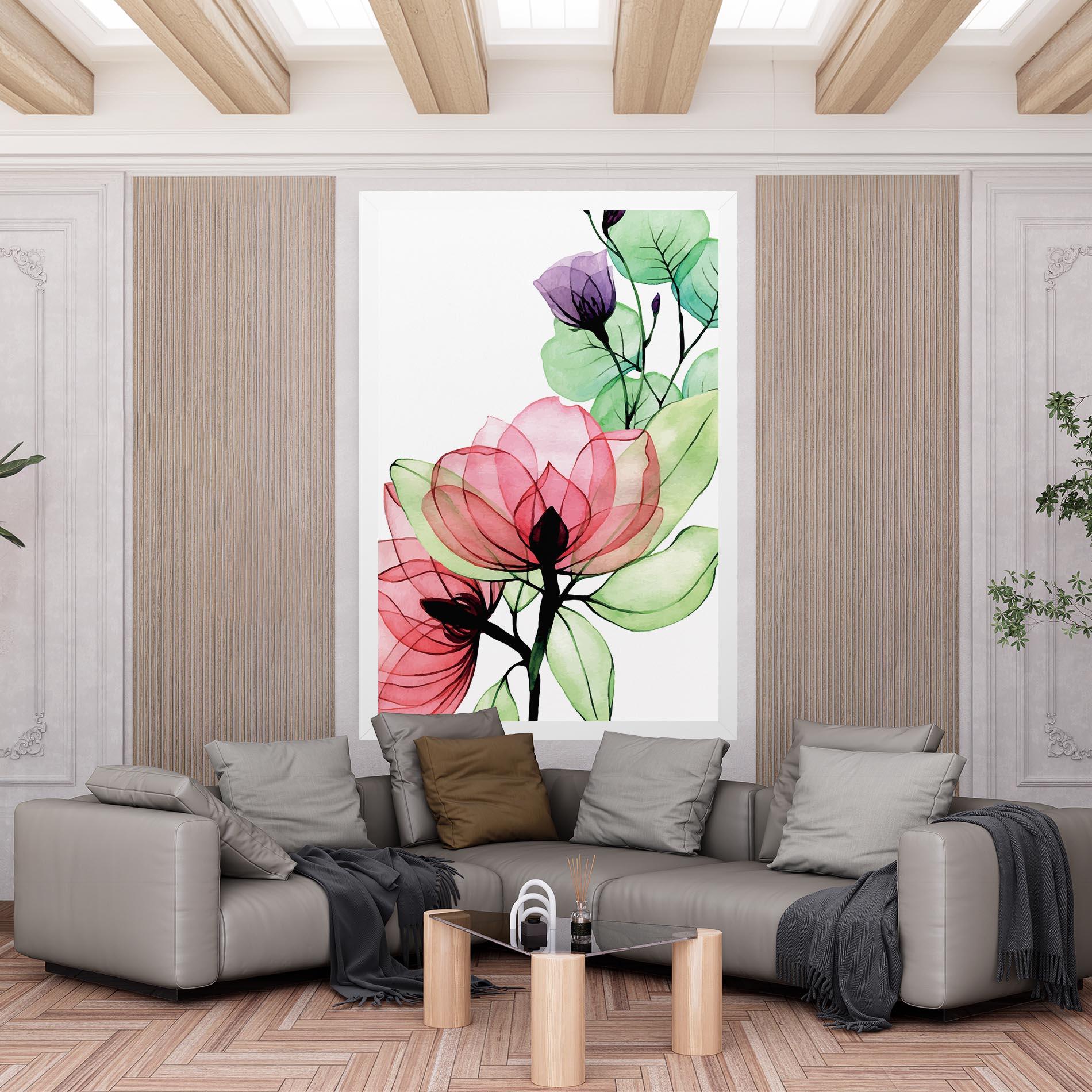 Tablou Canvas Pink Green Nature mockup 6