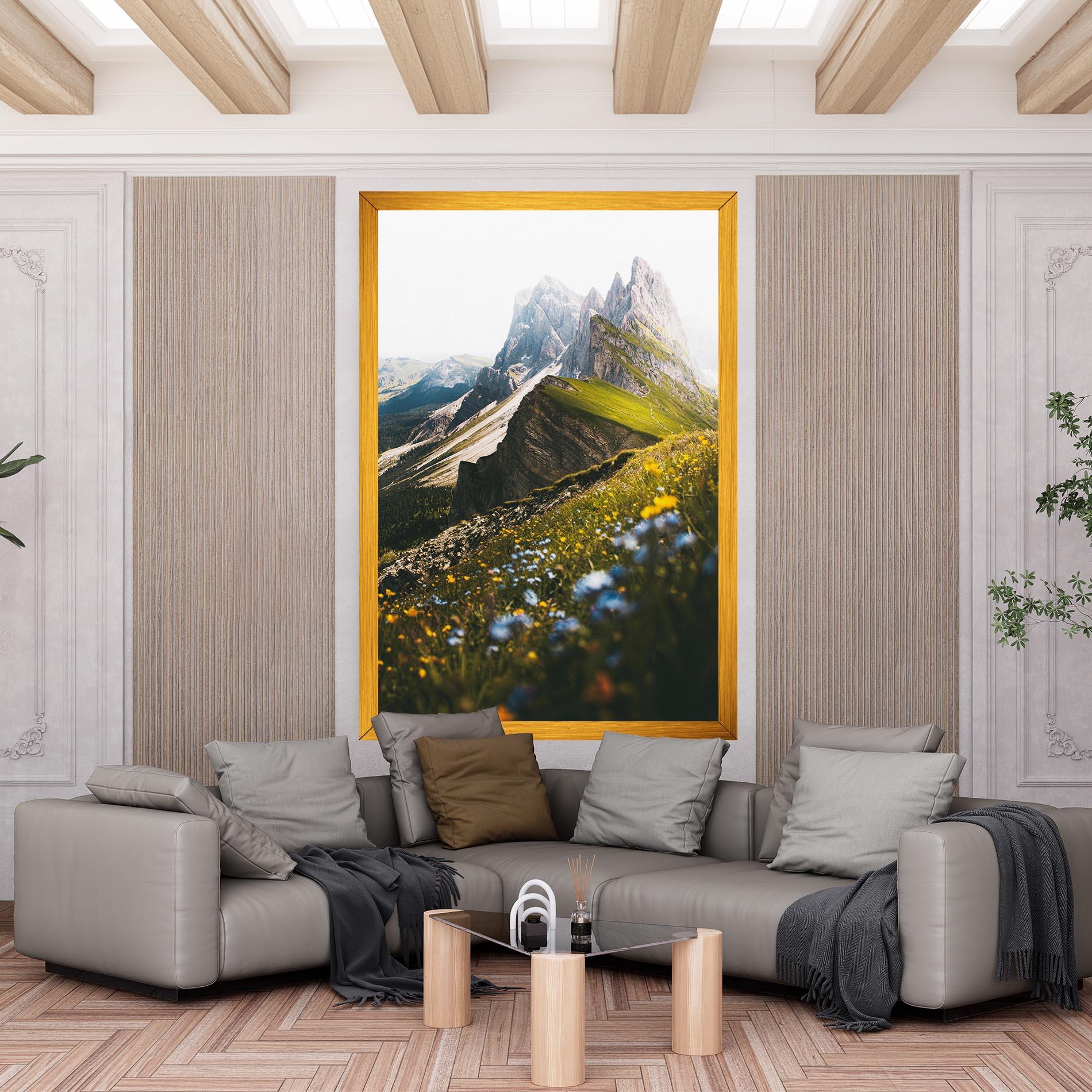 Tablou Canvas Foggy Mountain View mockup 6