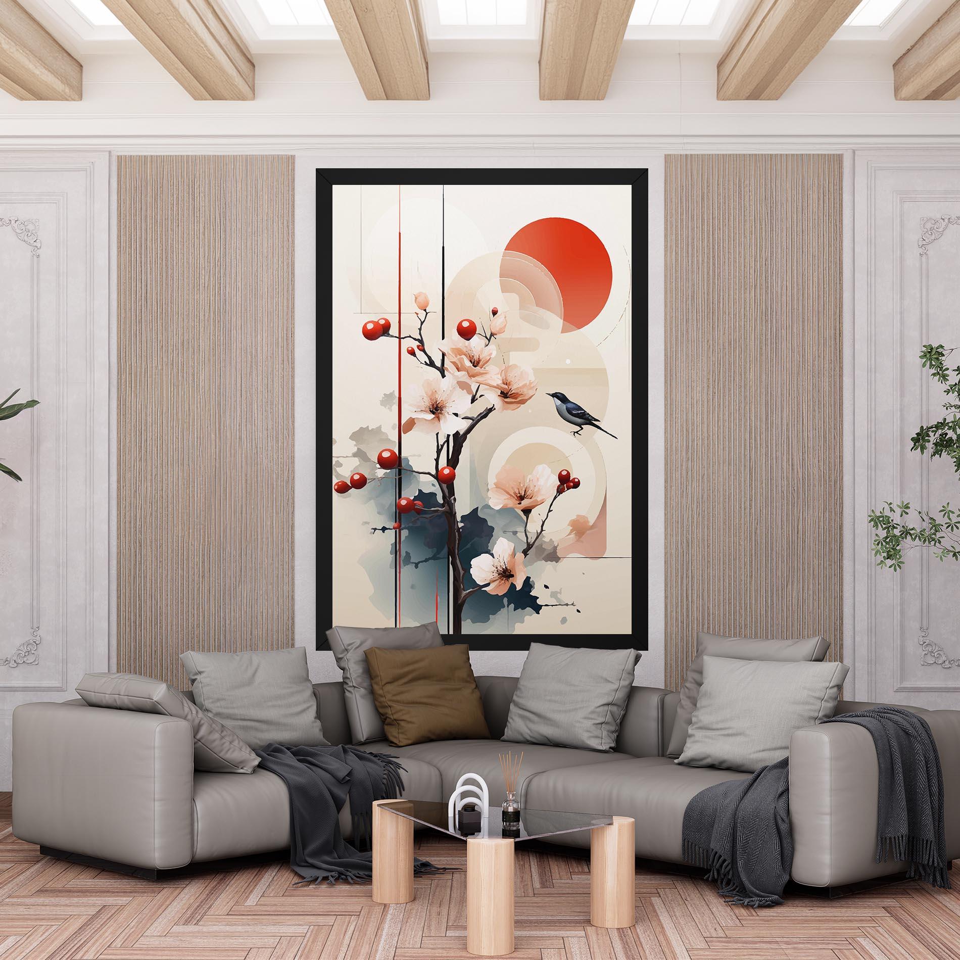 Tablou Canvas Cream Nature mockup 6