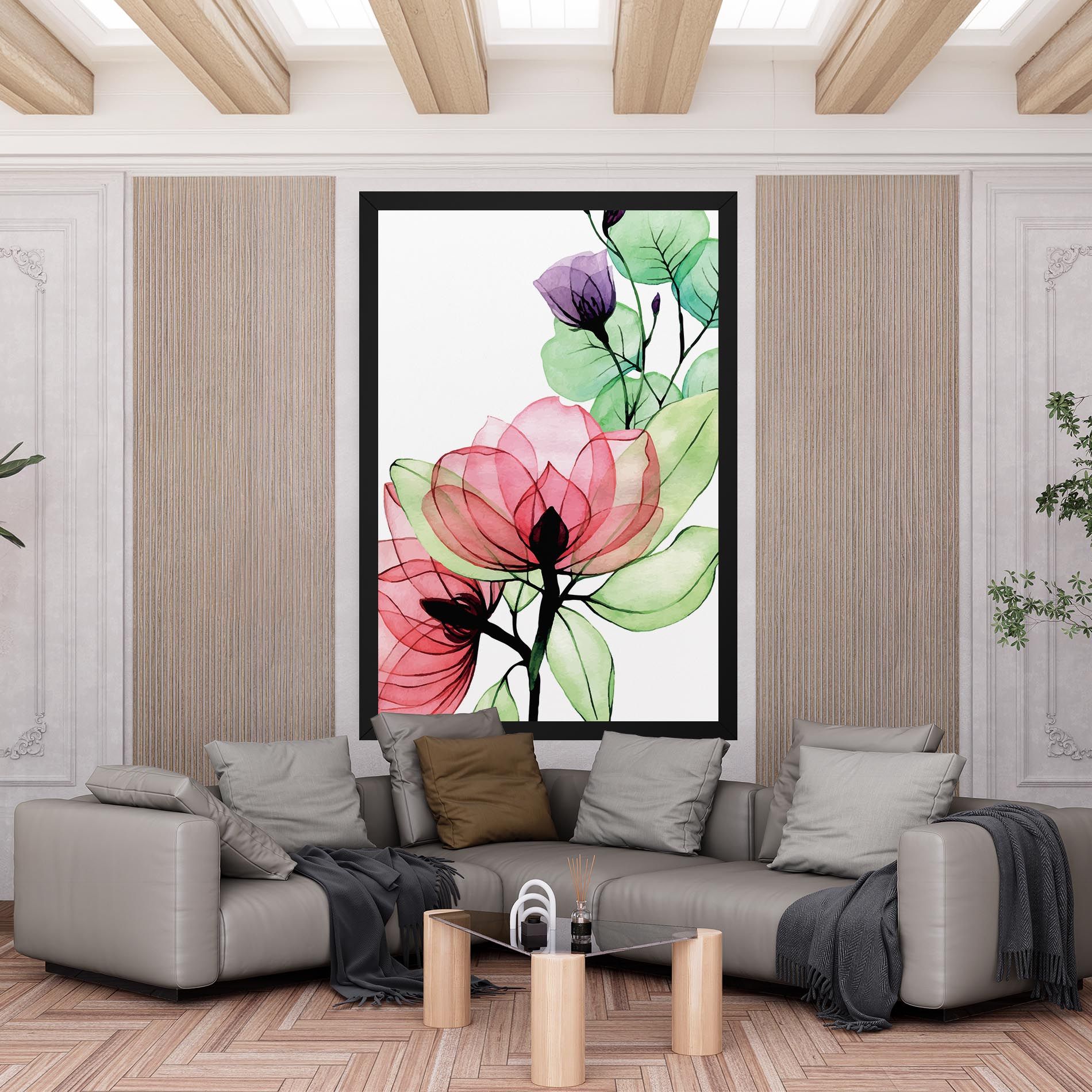 Pink Green Nature mockup 6