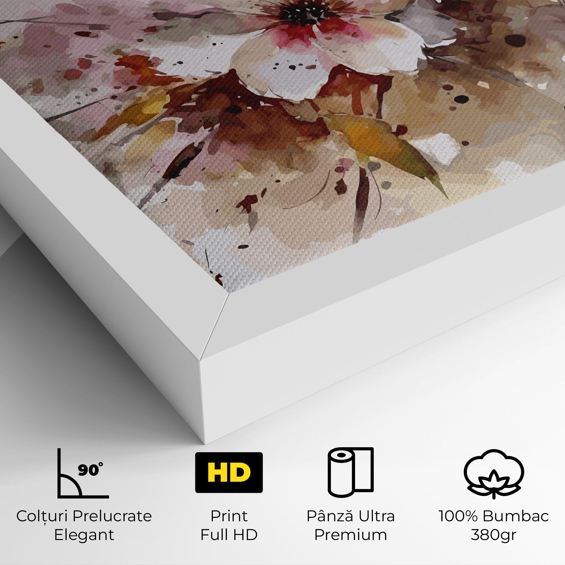 Tablou Canvas Beautiful Cherry Flower mockup 4