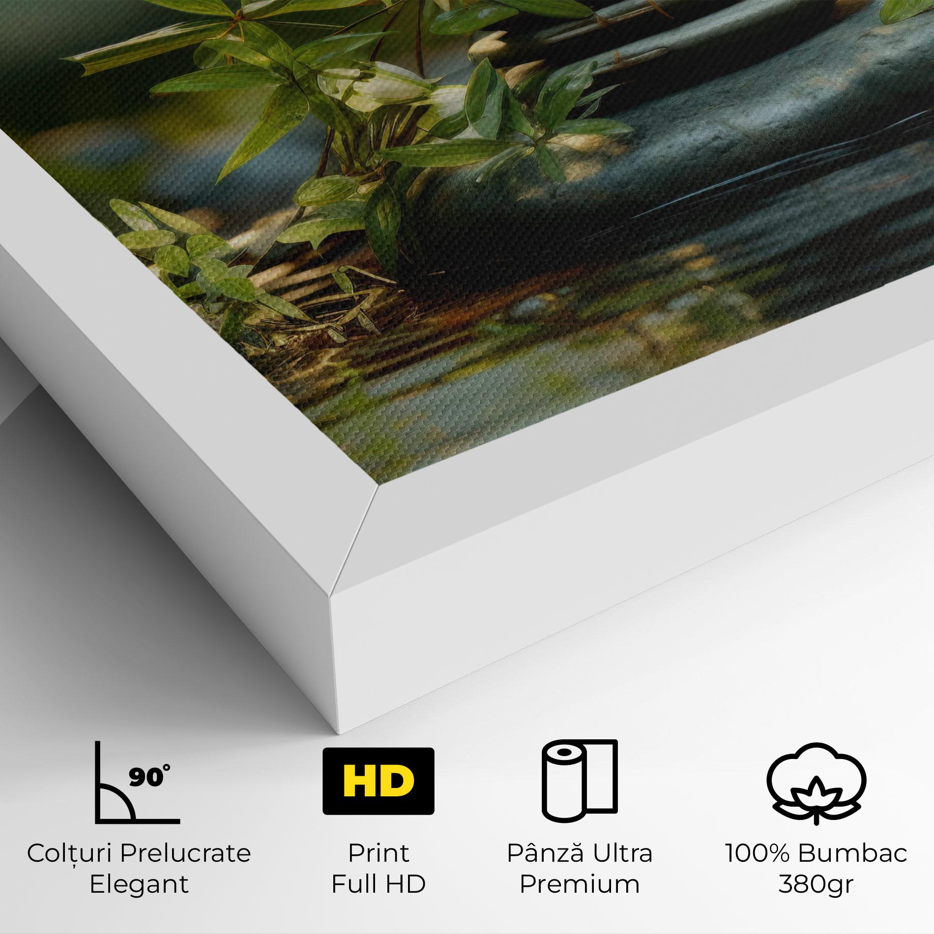 Tablou Canvas Rock Garden Pond mockup 4