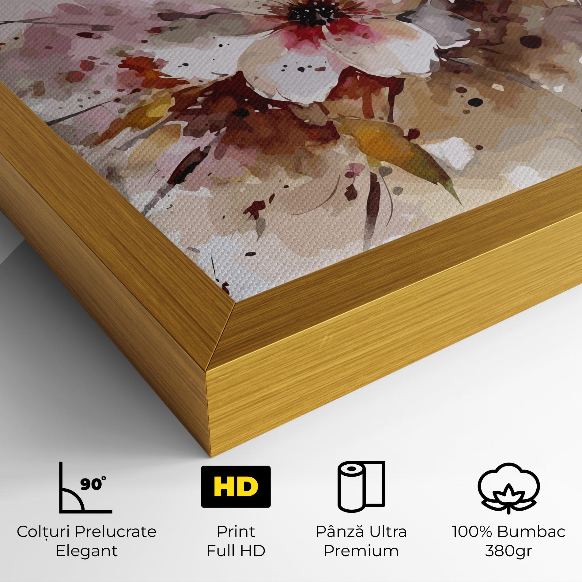 Tablou Canvas Beautiful Cherry Flower mockup 4