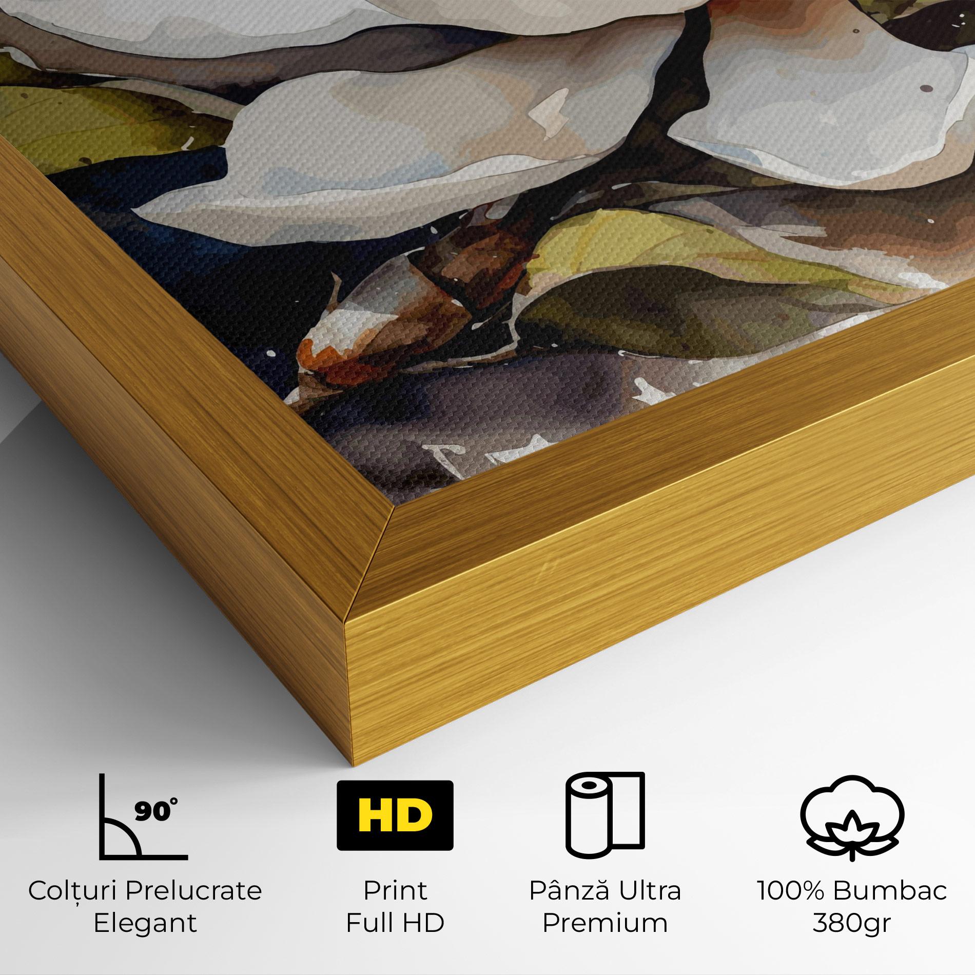 Tablou Canvas Cream Nature Flower mockup 4