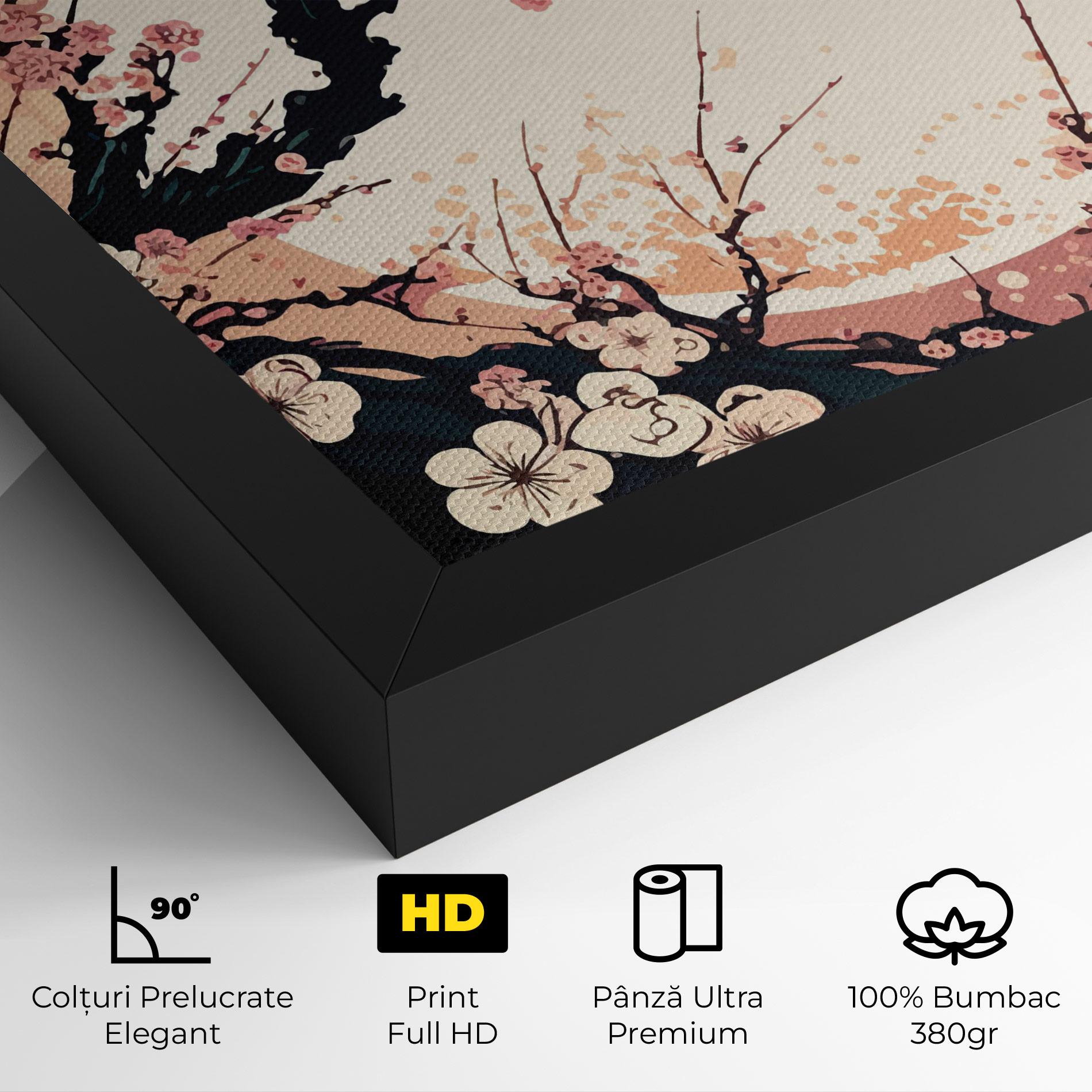 Tablou Canvas Blossom Full Moon mockup 4