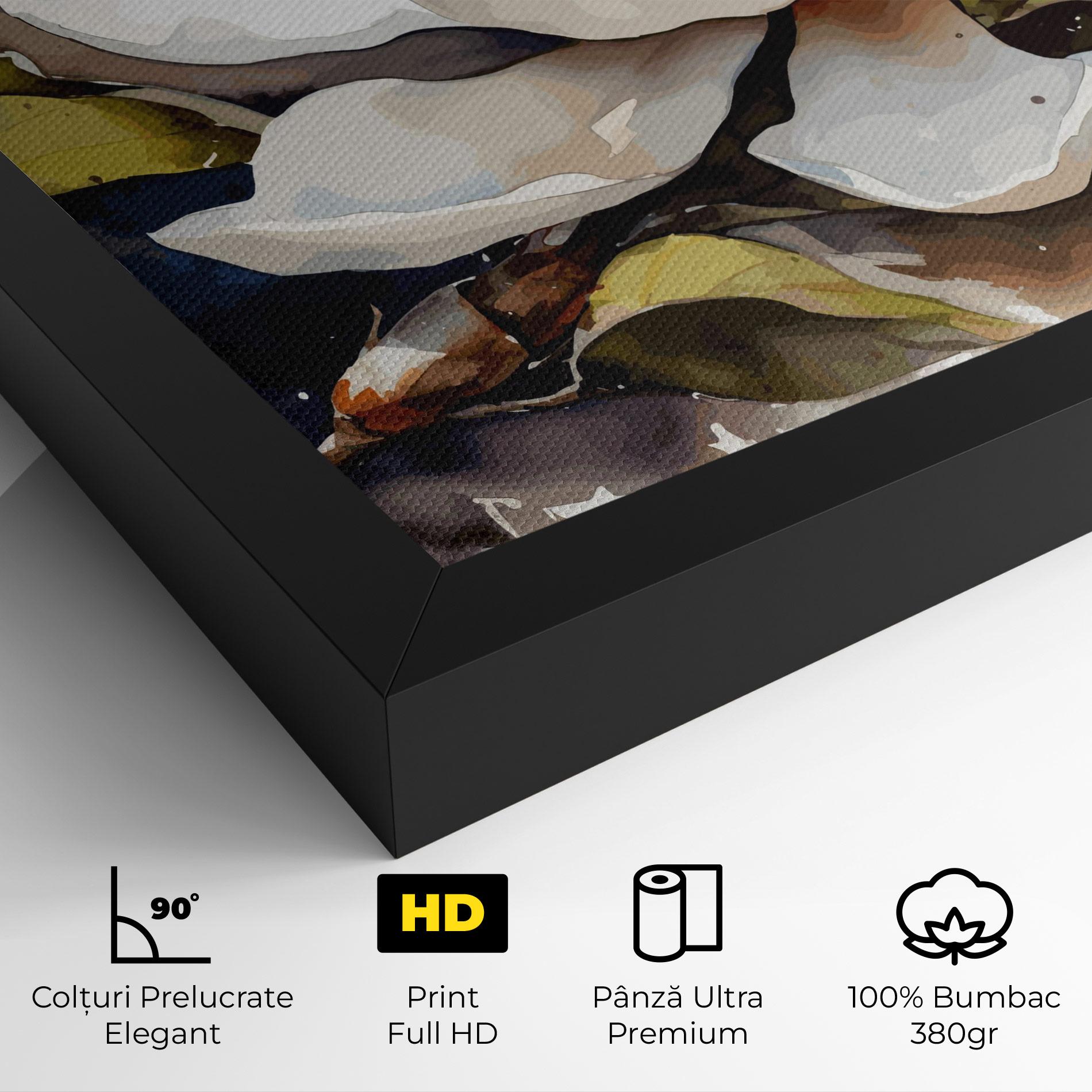 Tablou Canvas Cream Nature Flower mockup 4