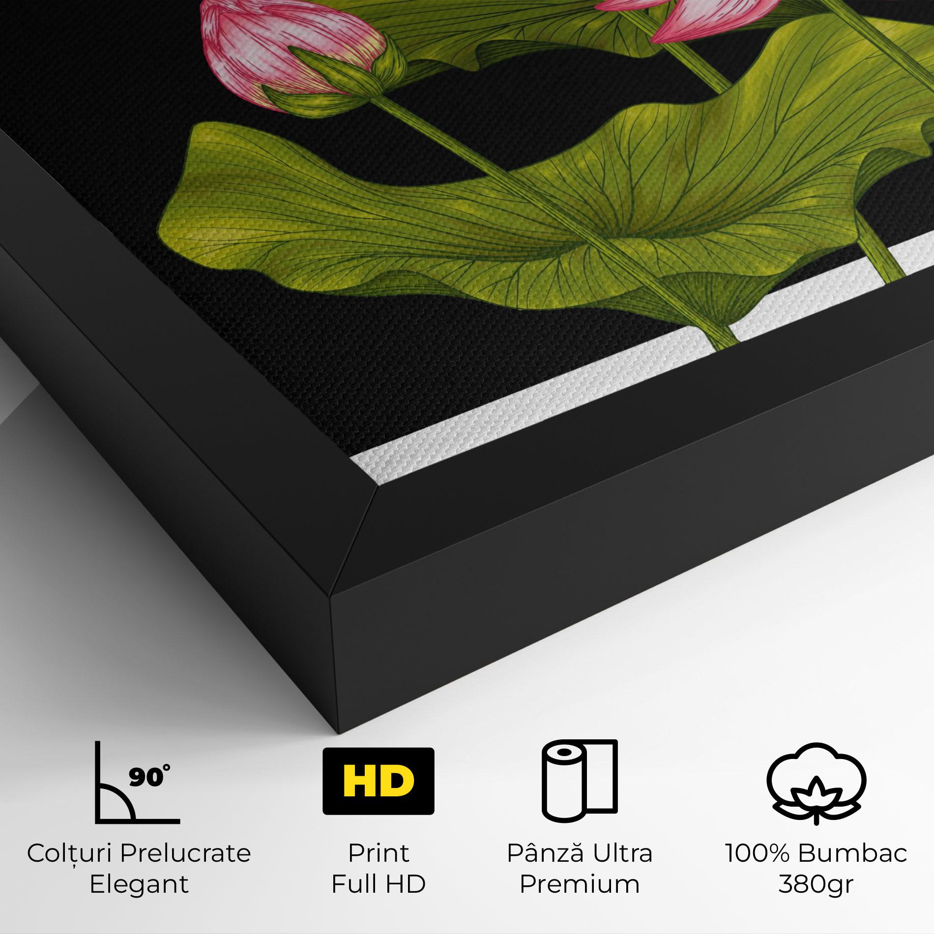 Tablou Canvas Feng Shui Flower mockup 4