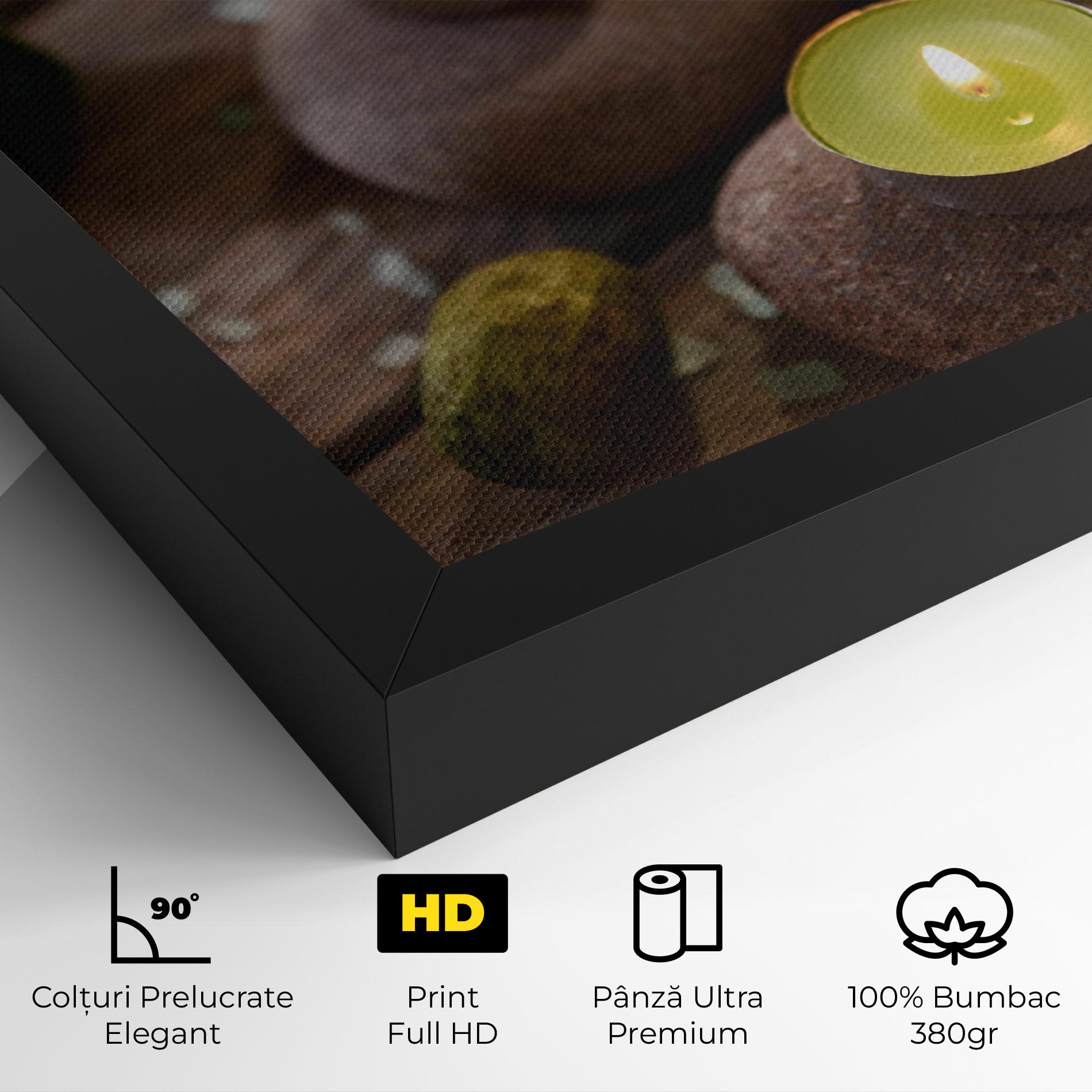 Tablou Canvas Green Candles Spa mockup 4