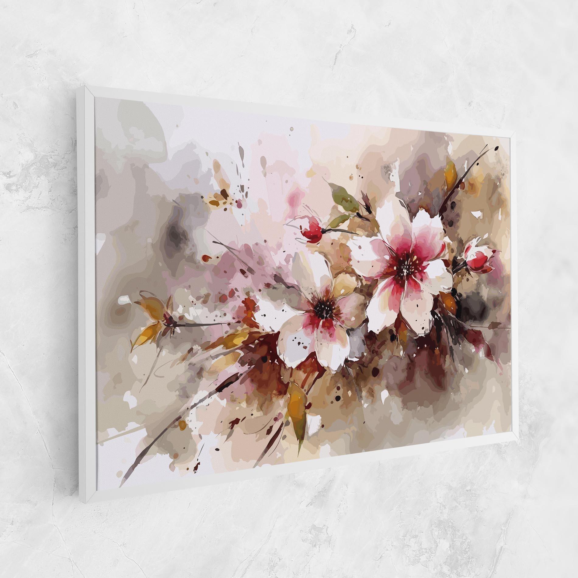 Tablou Canvas Beautiful Cherry Flower mockup 1