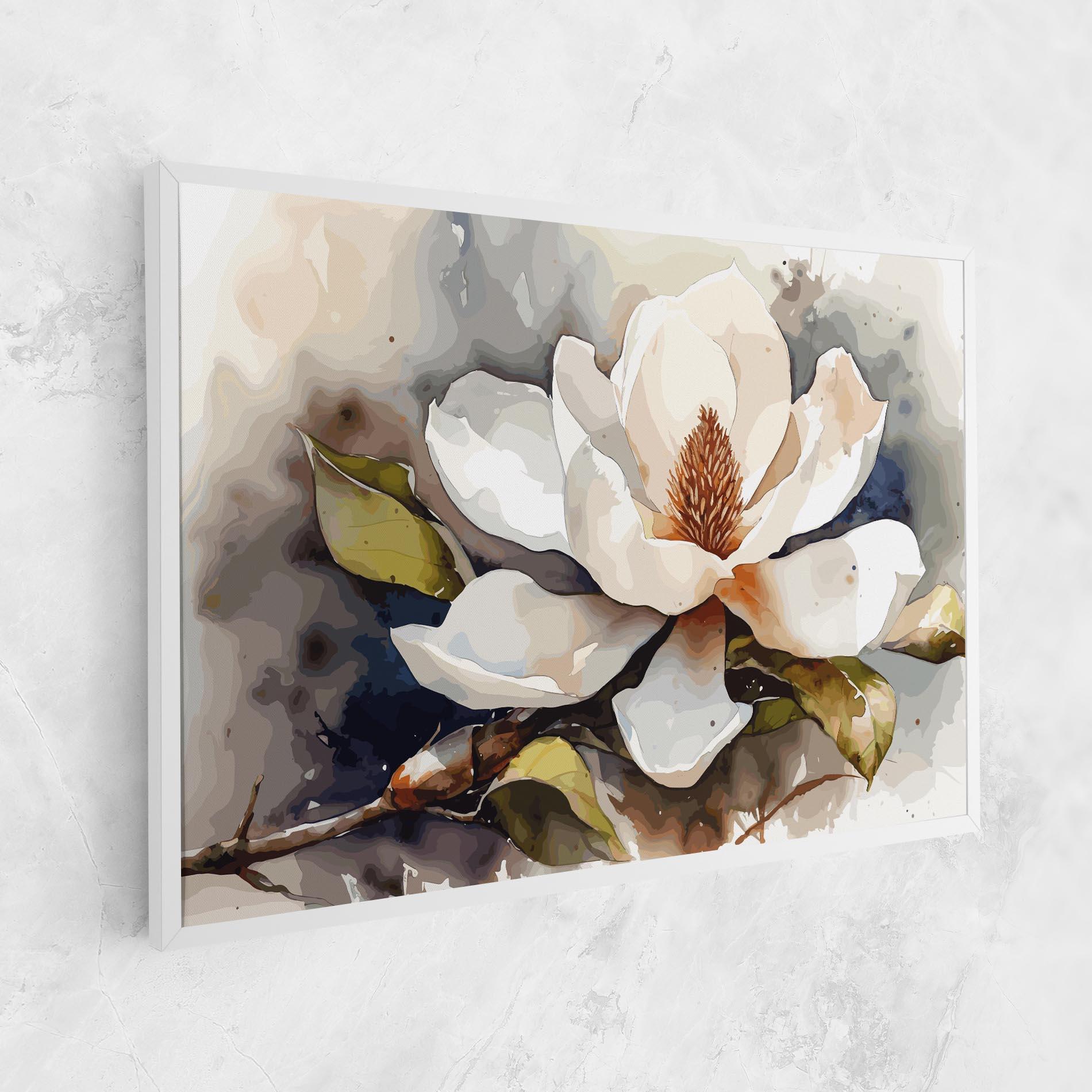 Tablou Canvas Cream Nature Flower mockup 1