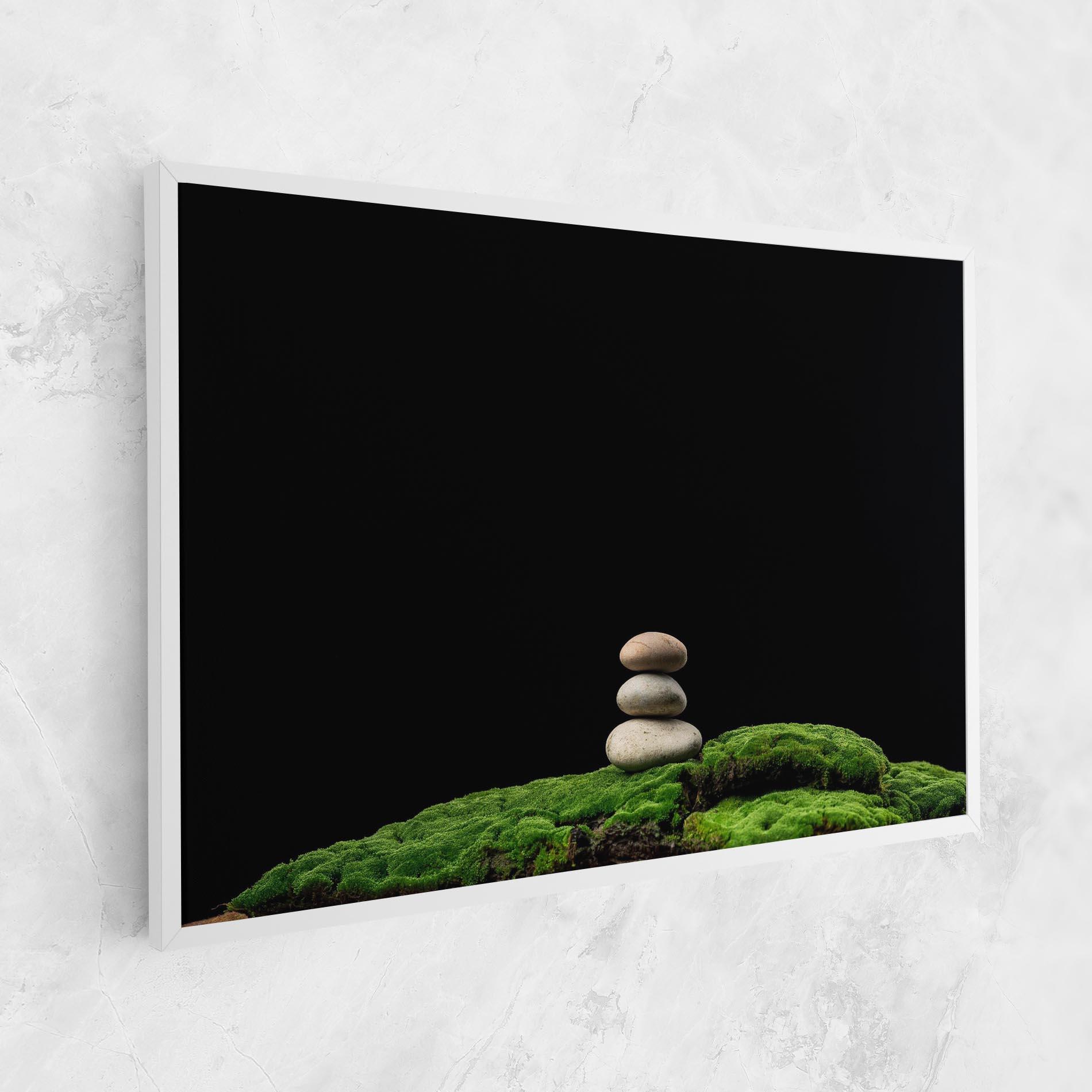 Tablou Canvas Three Stone Moss mockup 1