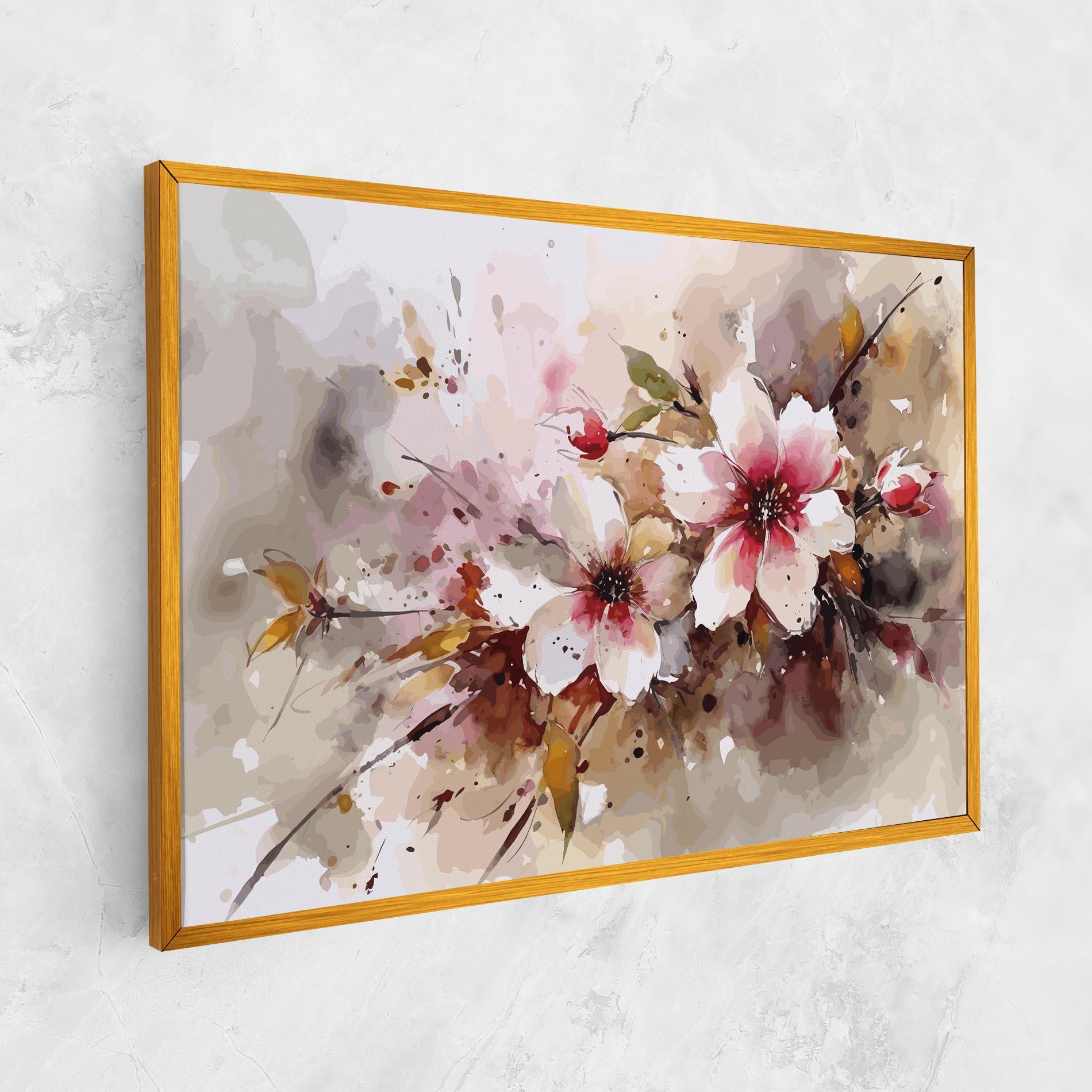 Tablou Canvas Beautiful Cherry Flower mockup 1