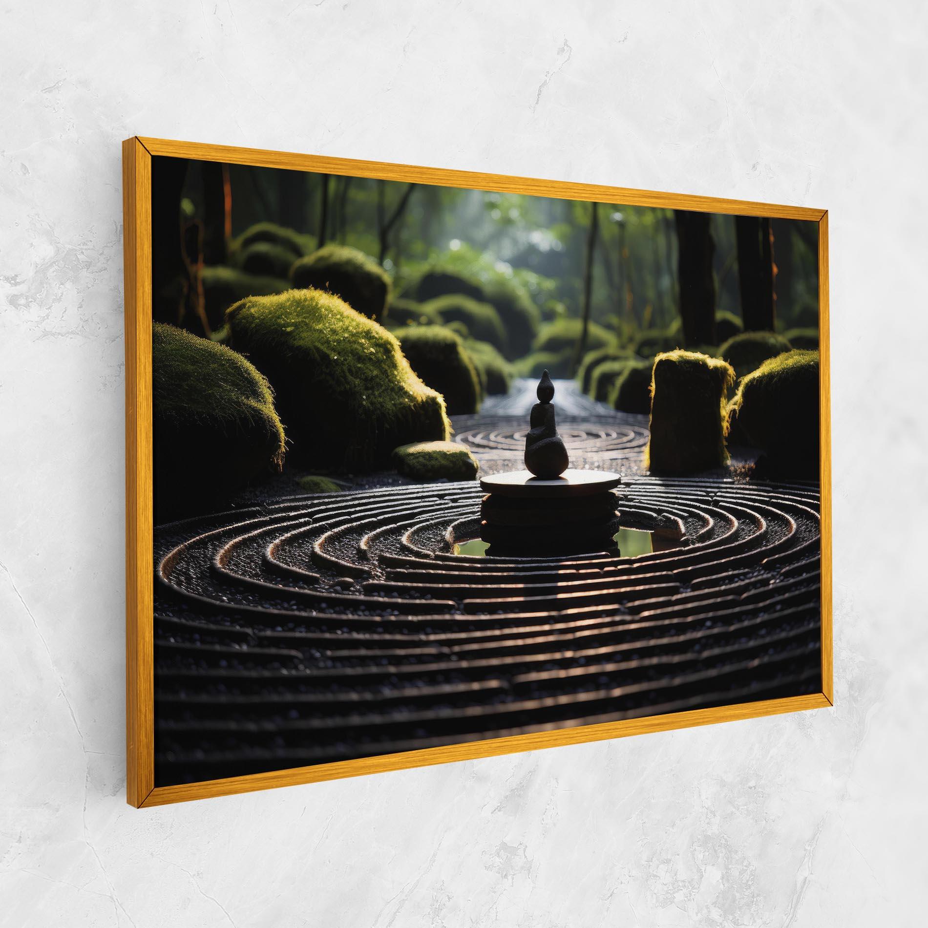 Tablou Canvas Beautiful Zen Garden mockup 1