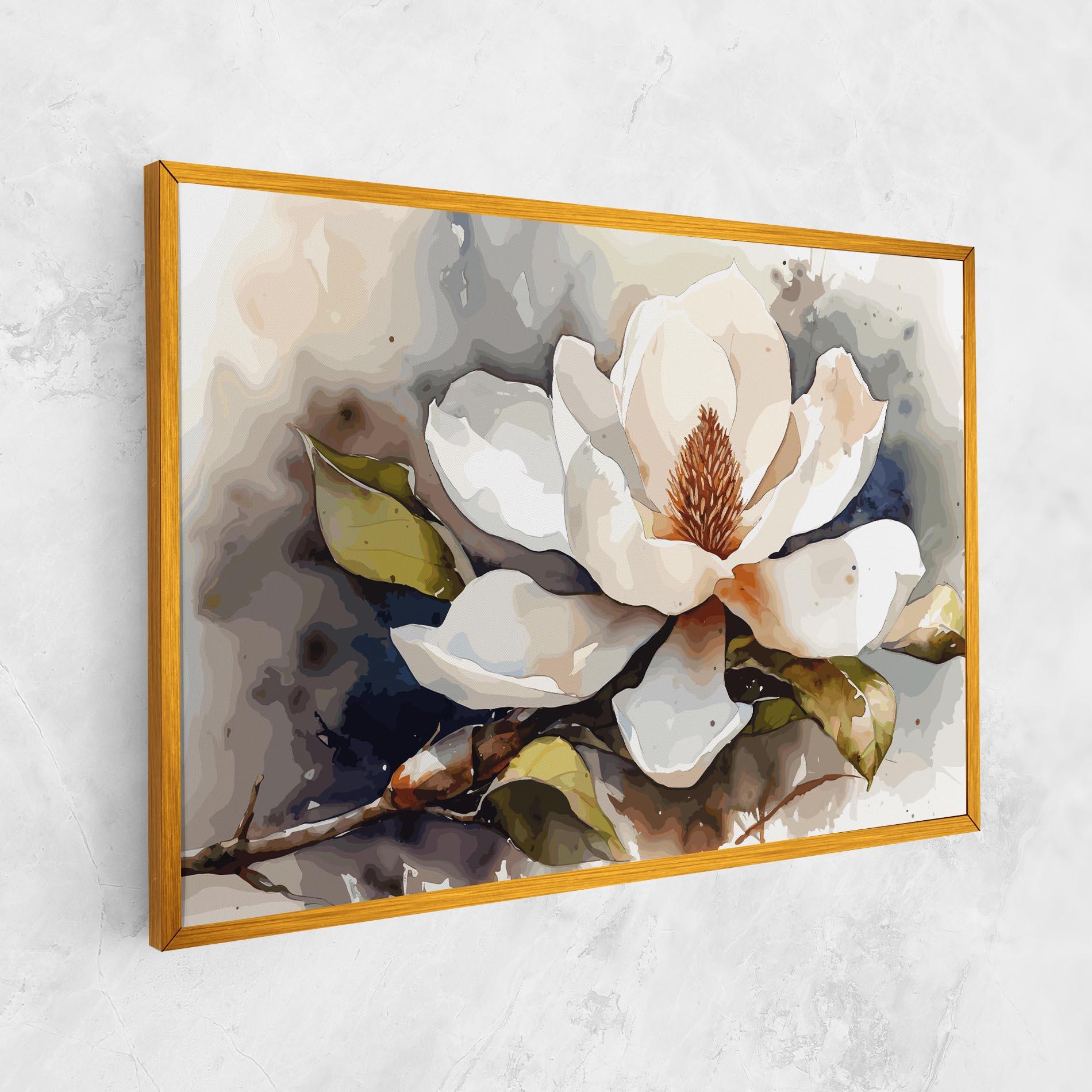 Tablou Canvas Cream Nature Flower mockup 1