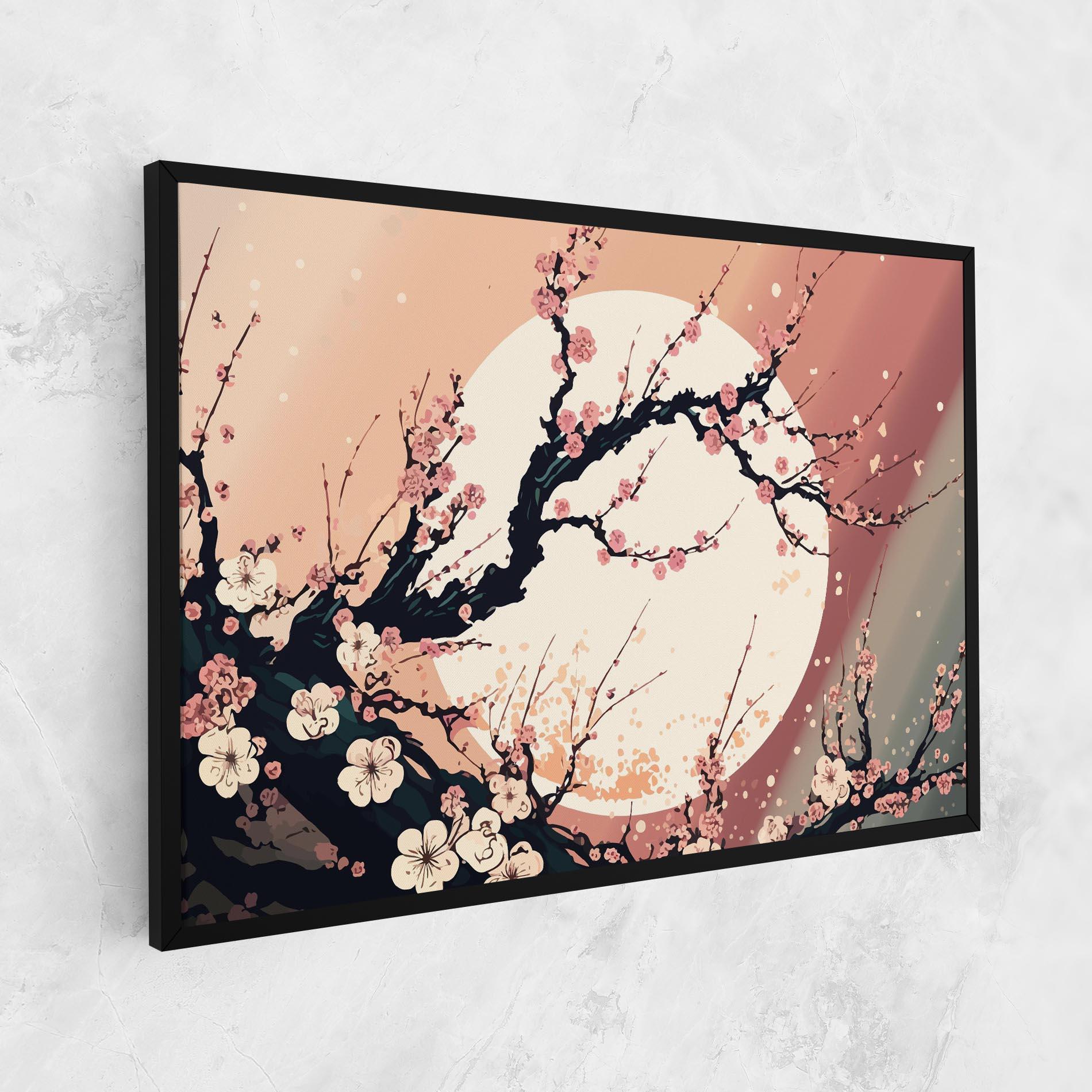 Tablou Canvas Blossom Full Moon mockup 1