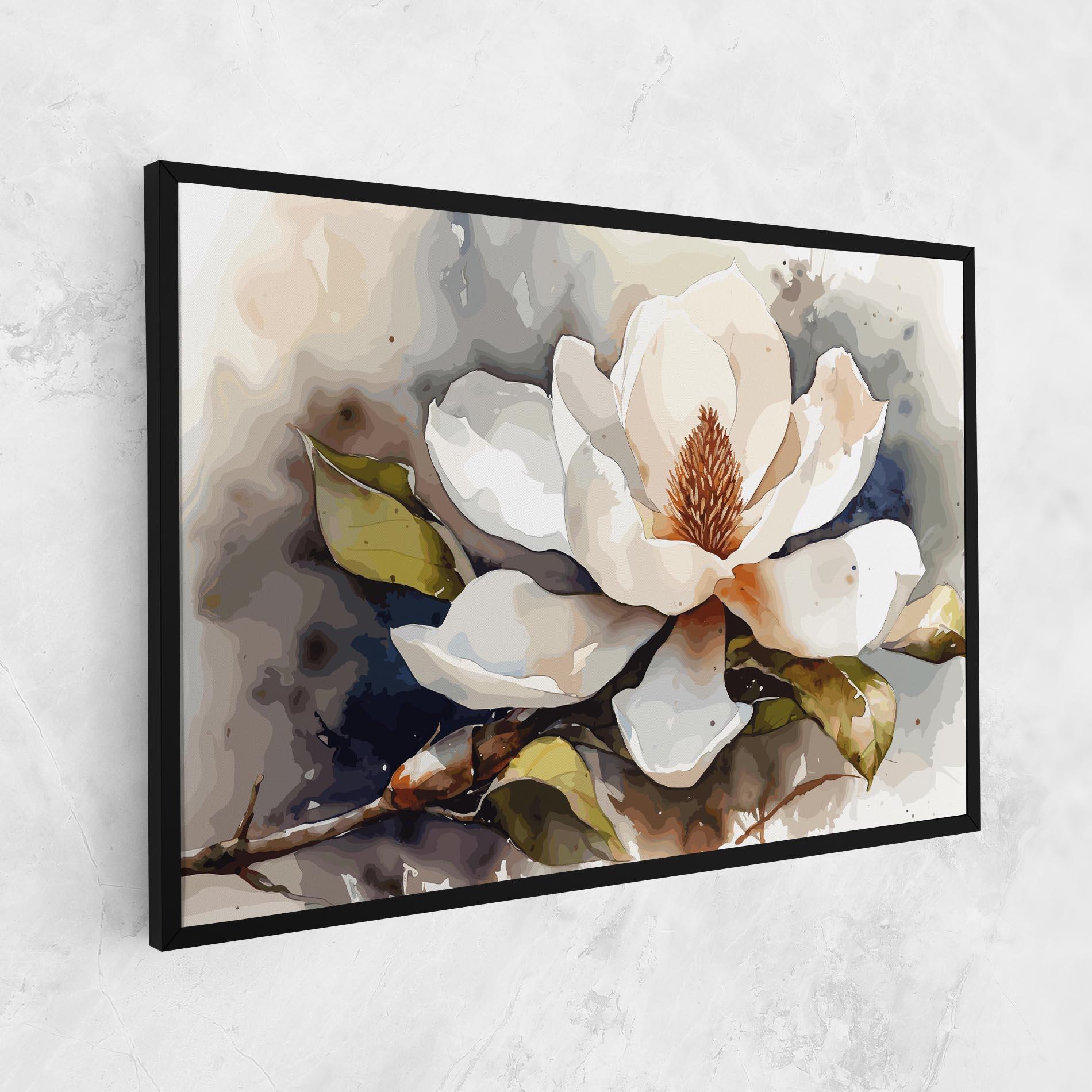 Tablou Canvas Cream Nature Flower mockup 1