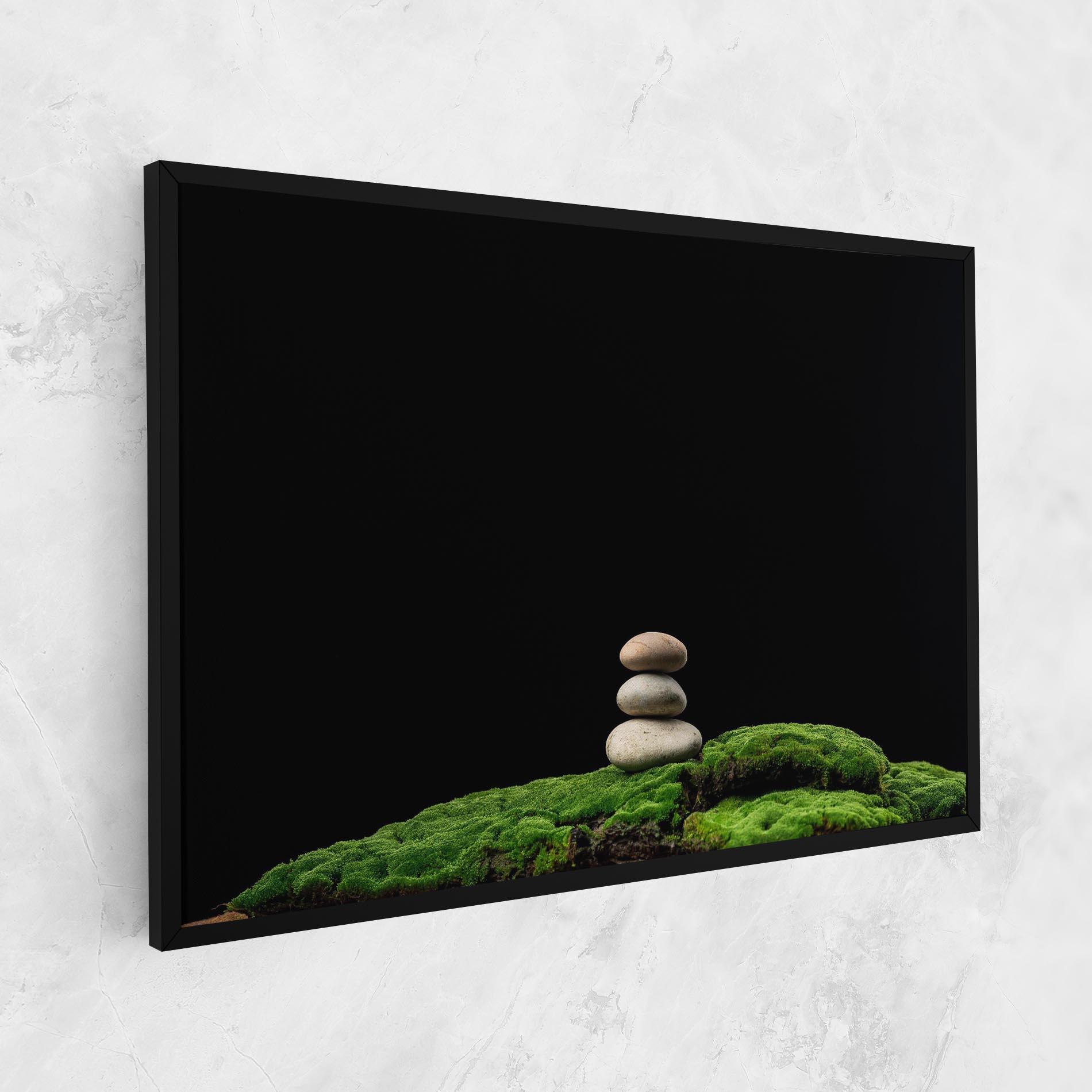 Tablou Canvas Three Stone Moss mockup 1