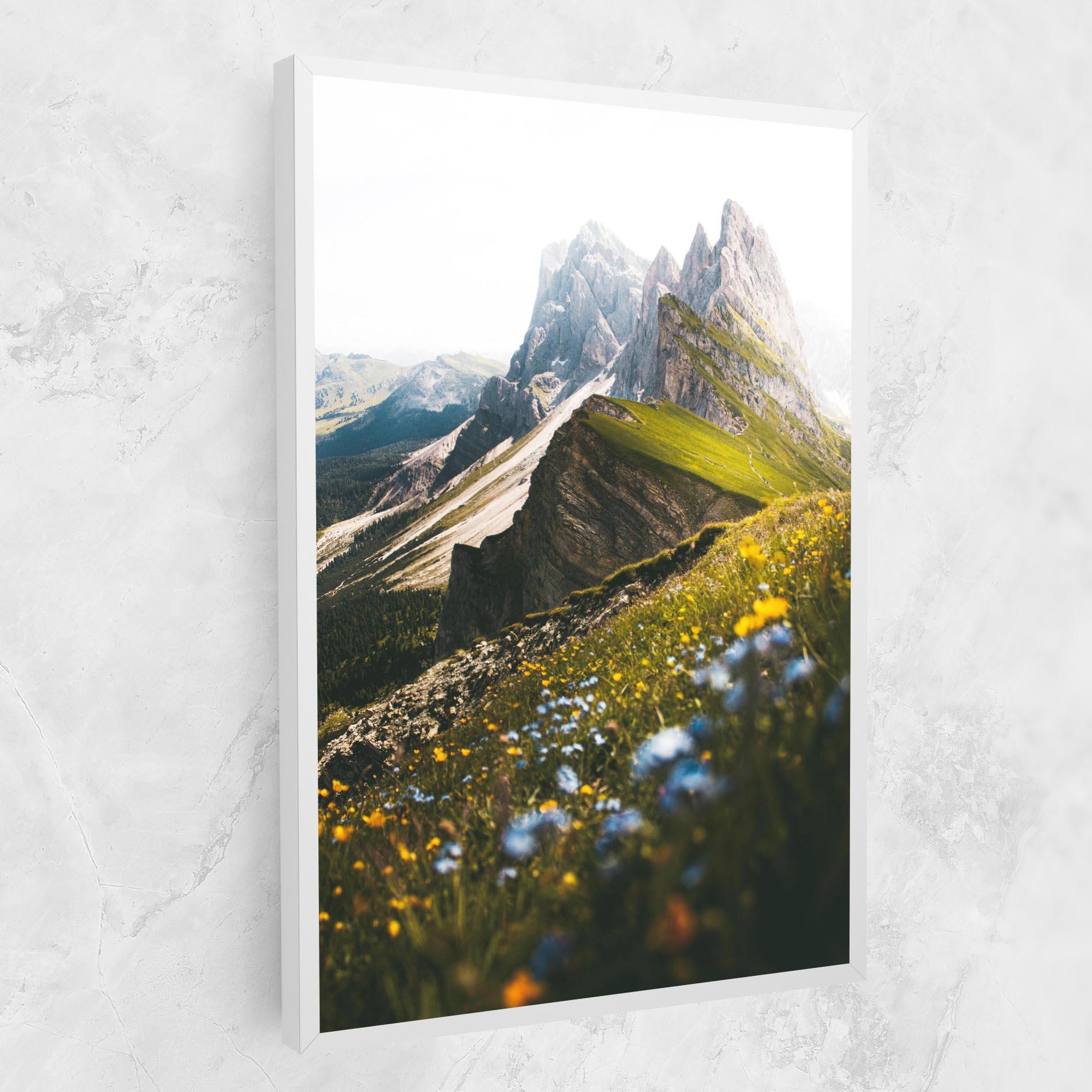 Tablou Canvas Foggy Mountain View mockup 1